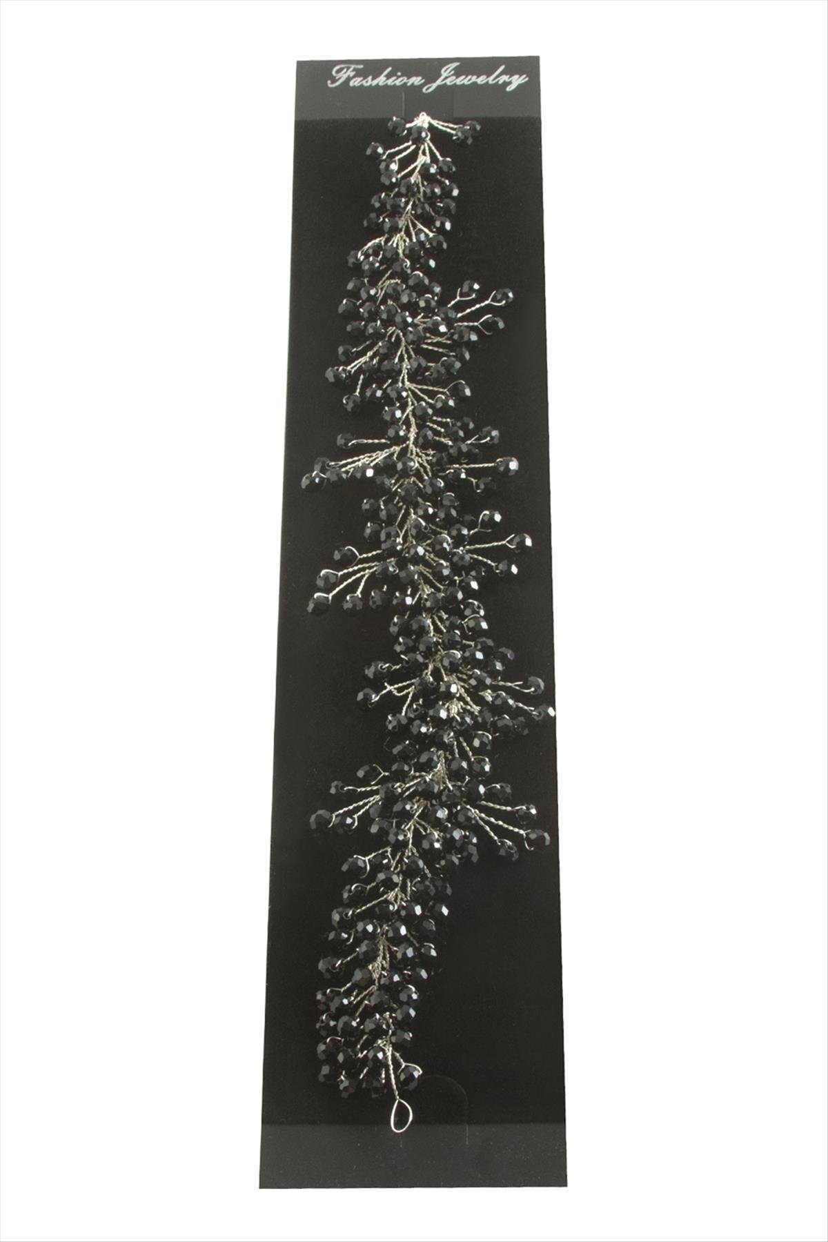 Çiçek Kristal Saç Aksesuarı