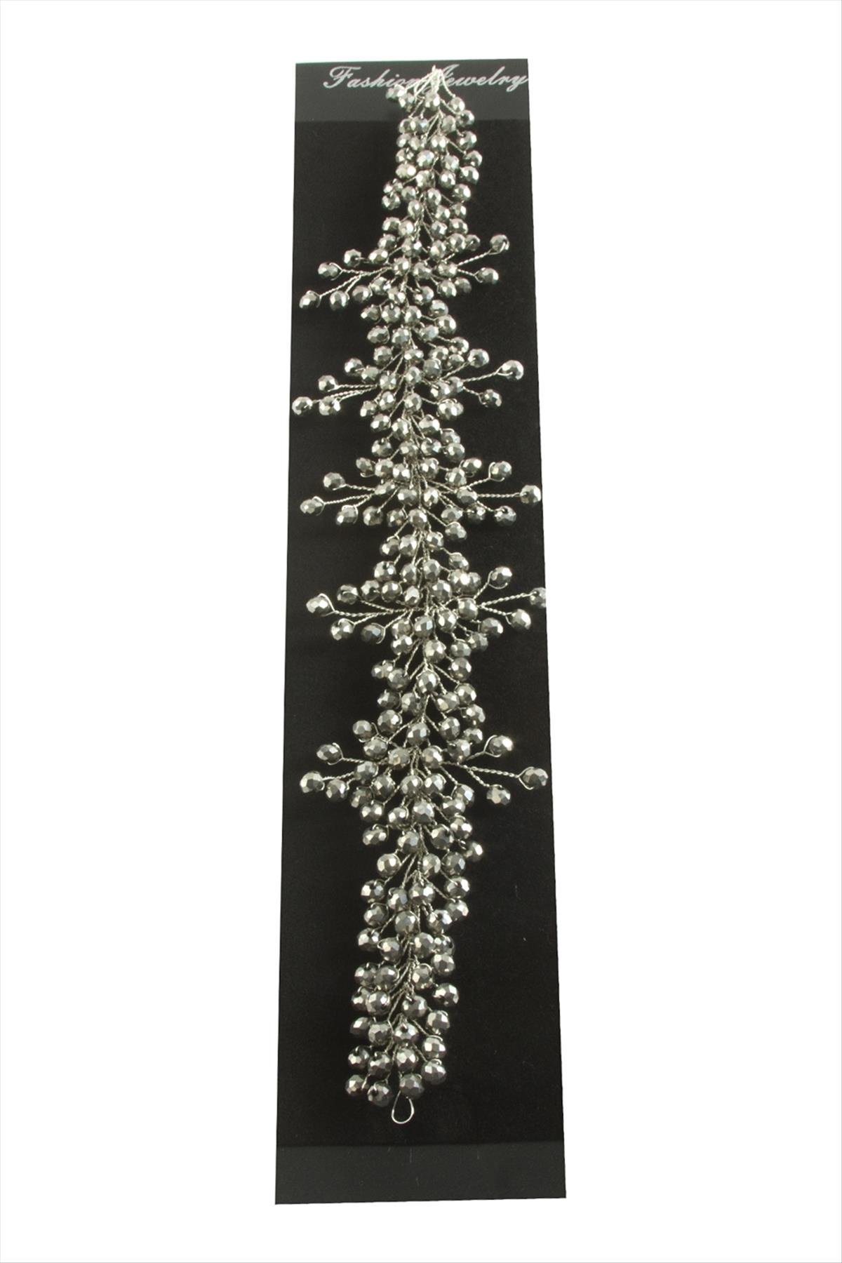 Çiçek Kristal Saç Aksesuarı