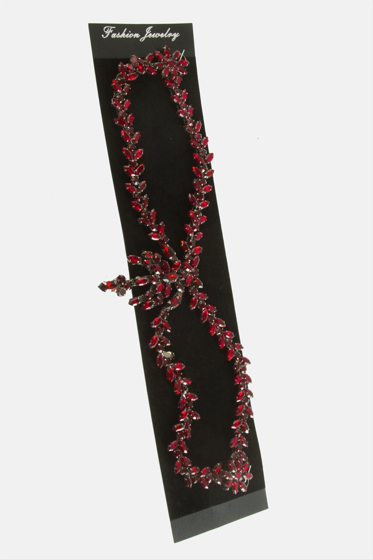Çiçek Kristal Taşlı Alınlık