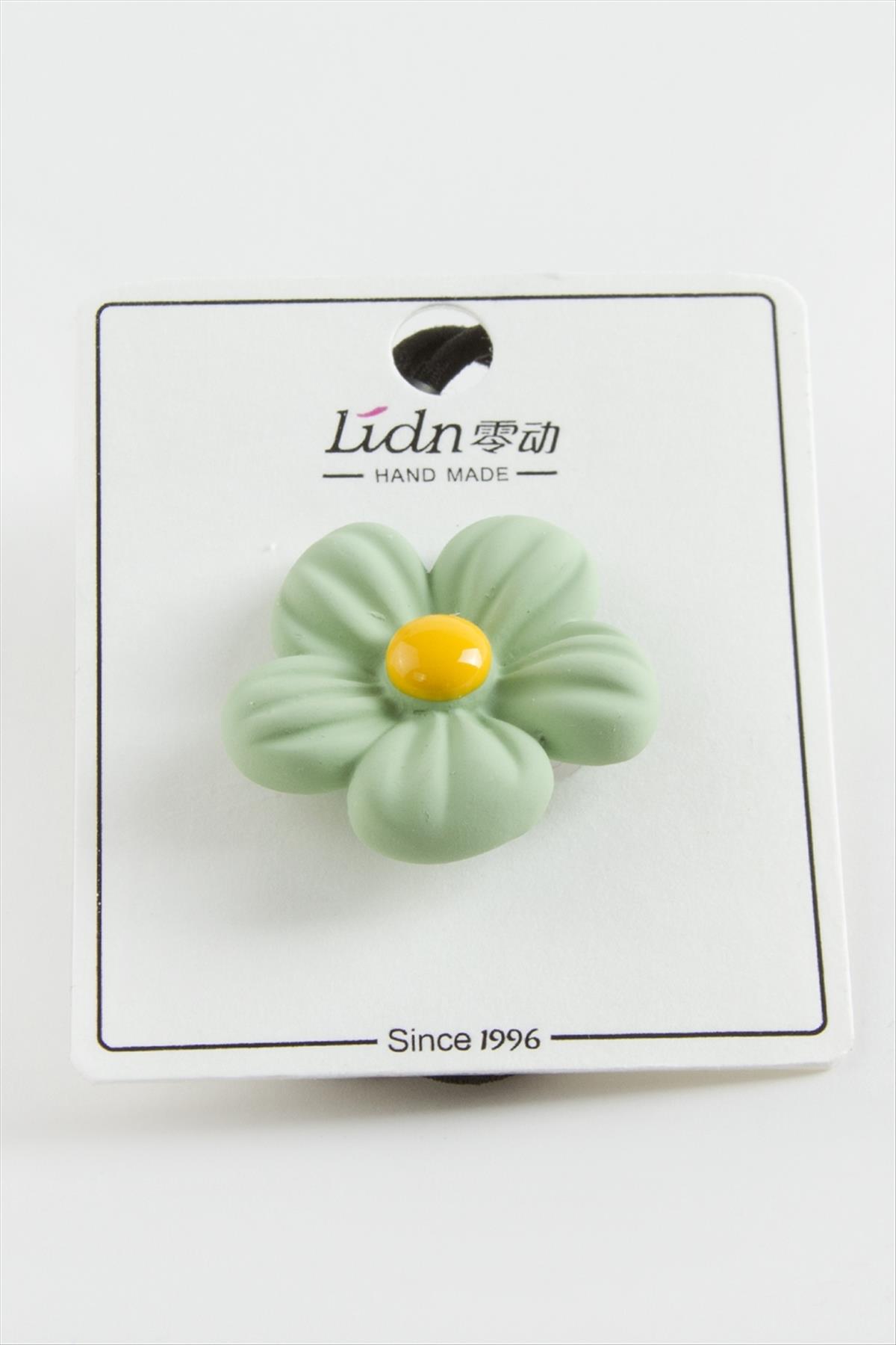 Çiçek Lastikli Toka