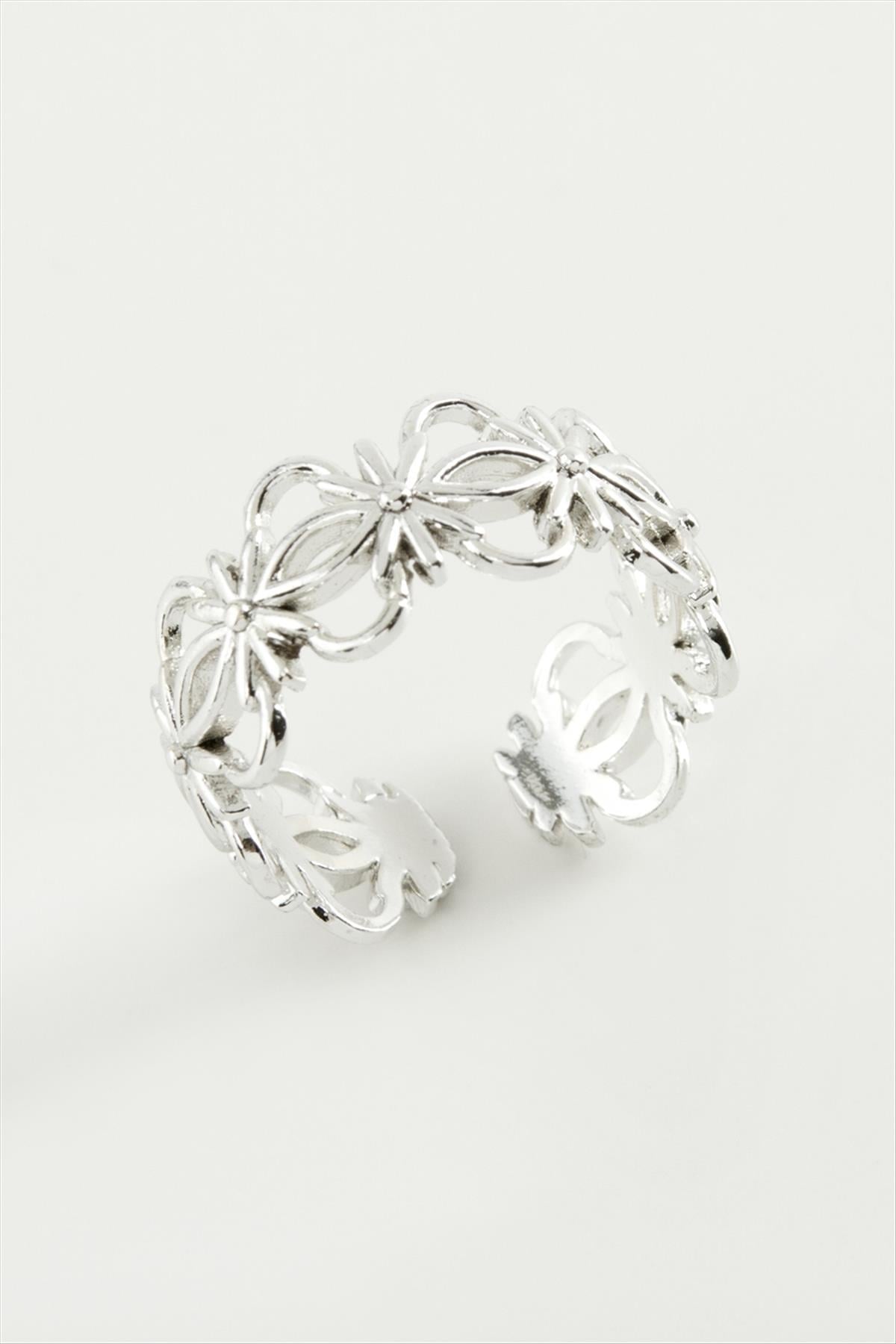 Çiçek Metal Yüzük