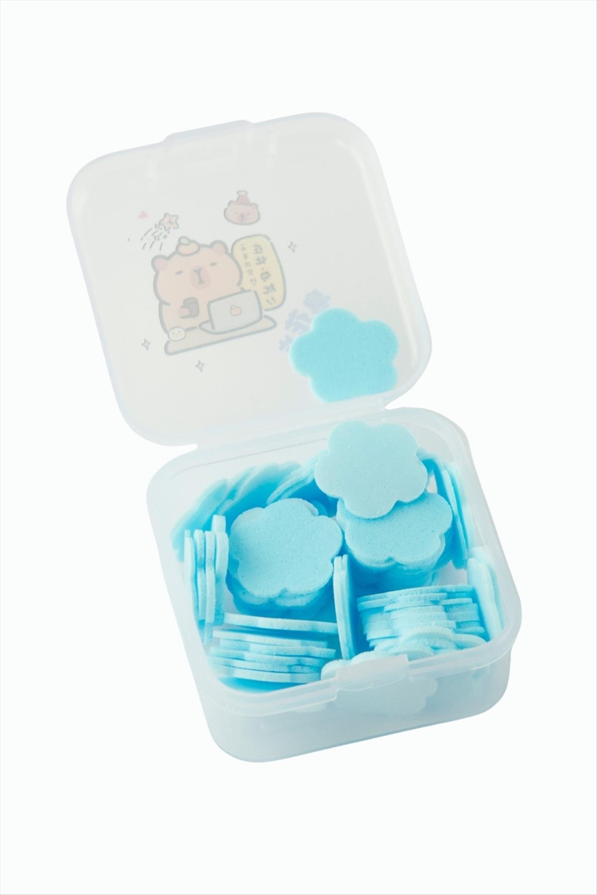 Çiçek Şekilli Kutulu Kağıt Sabun