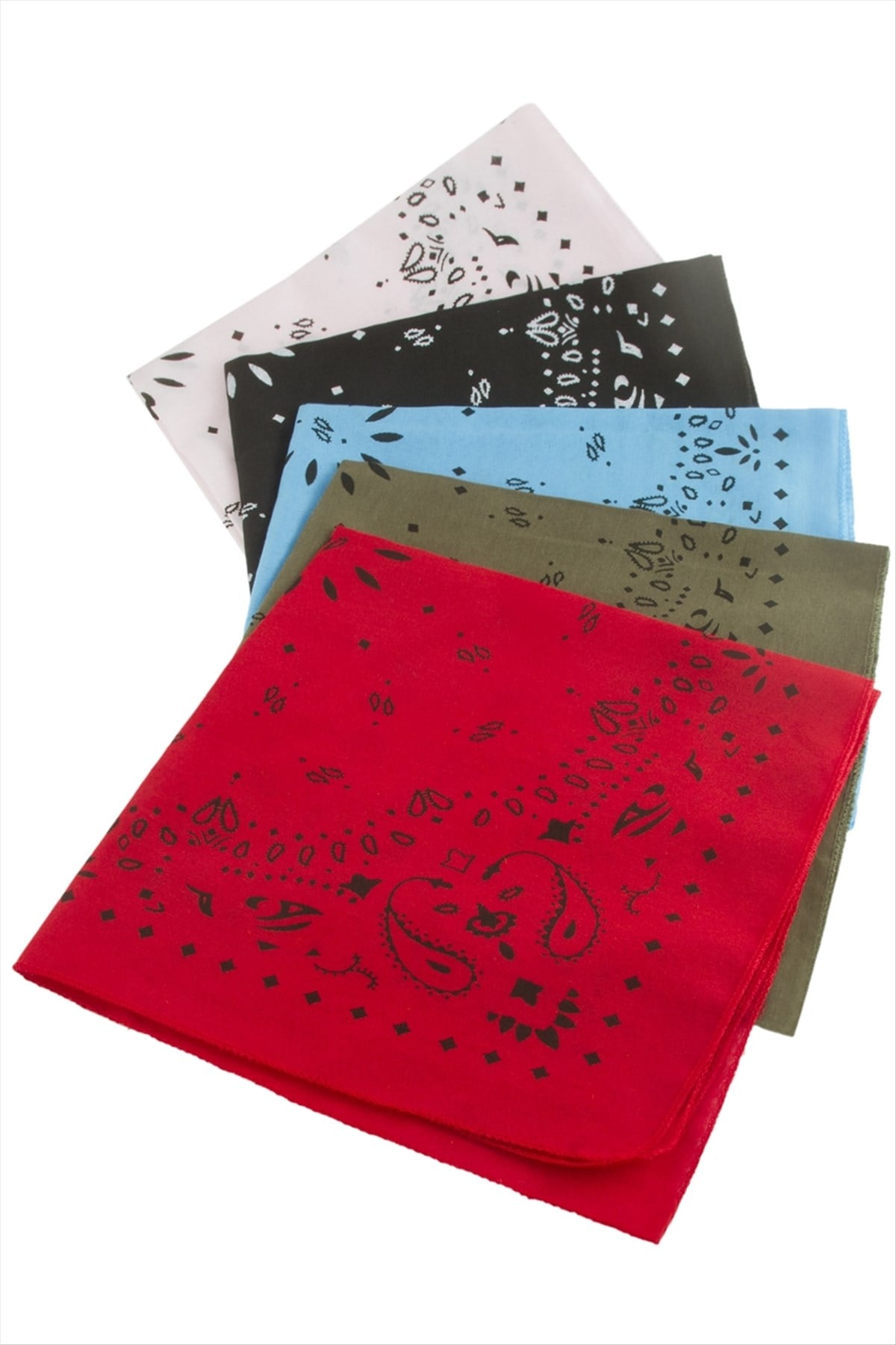 Çini Desenli Keten Bandana 50*50