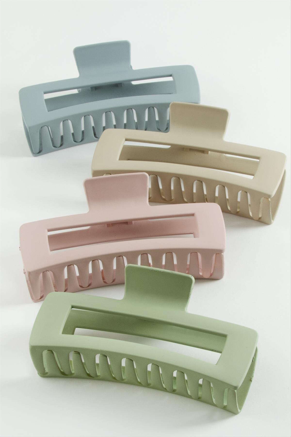 Dikdörtgen Renkli Mandal Toka 12 cm