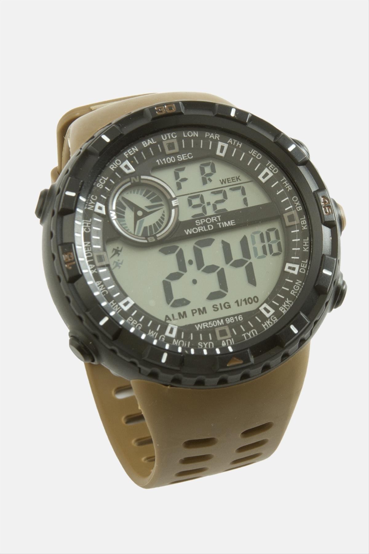 Sugeçirmez Spor Kol Saati Dijital