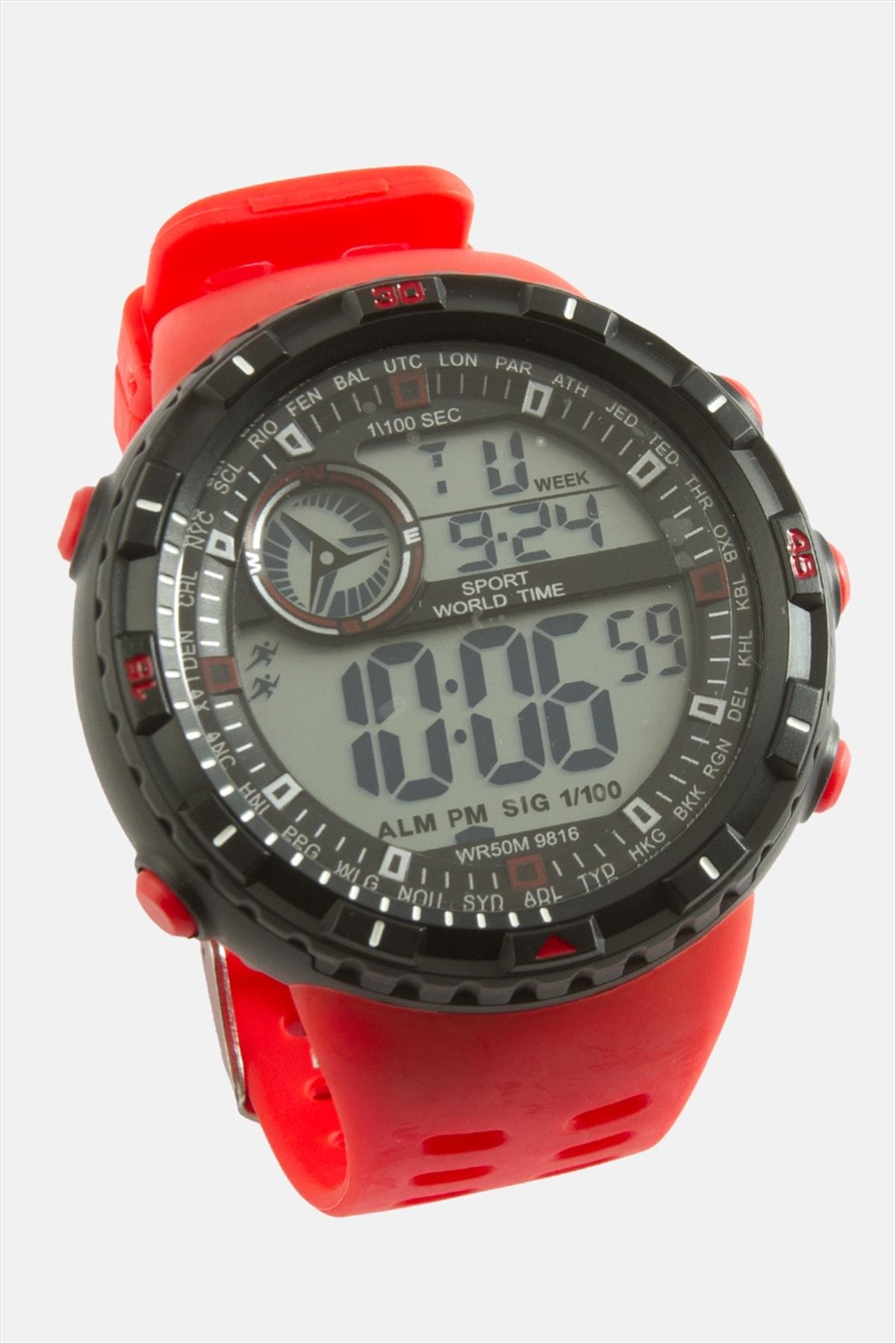 Sugeçirmez Spor Kol Saati Dijital