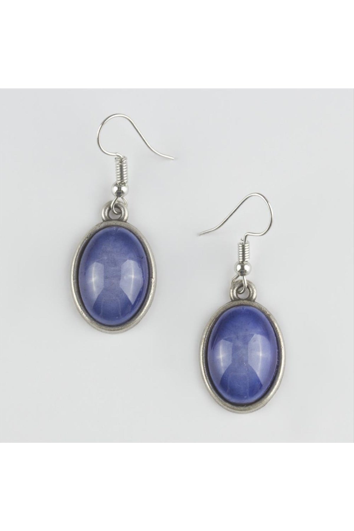 Gümüş Çini Küpe