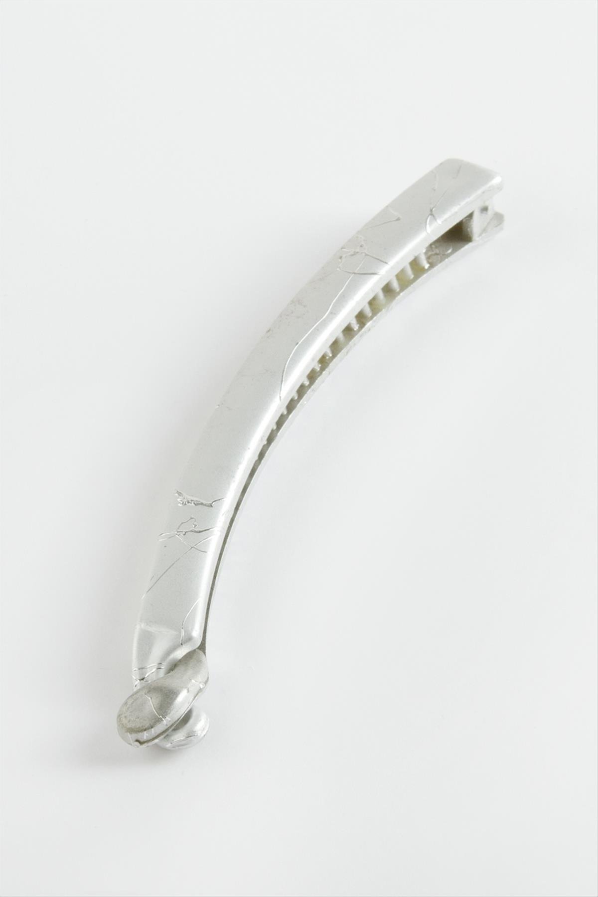 Gümüş Renkli Muz Toka 11 cm