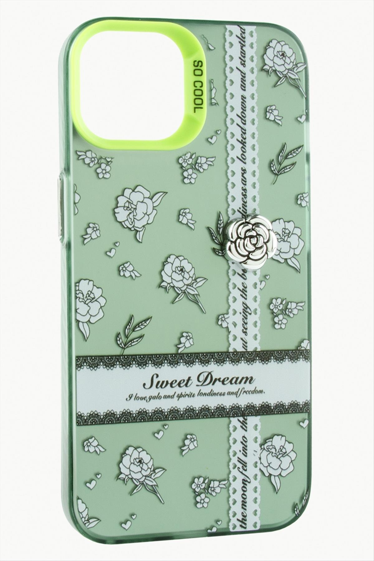 iPhone 12 / 12 Pro Gül Lüx Sweet Silikon Kılıf