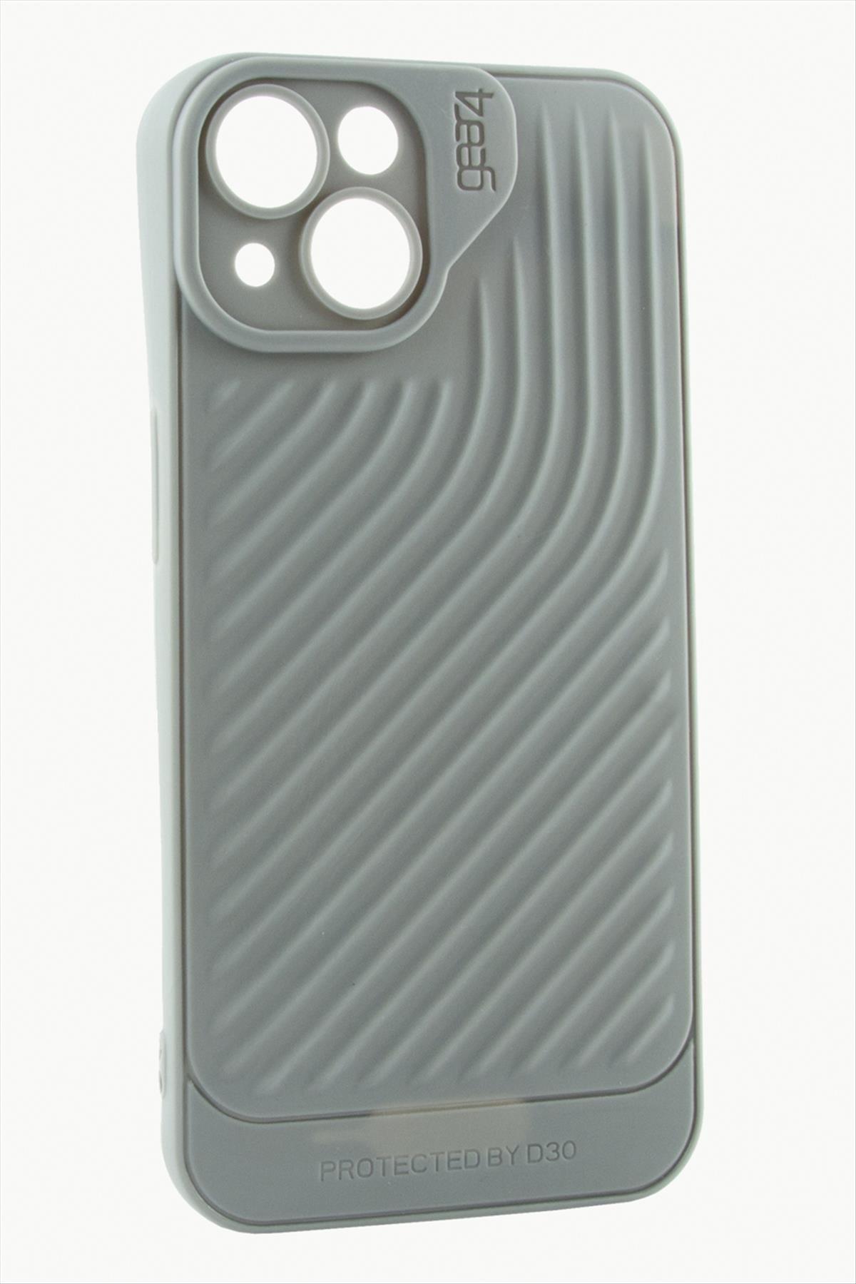 iPhone 15 6.1 Çizgili Lüx Gear Silikon Kılıf