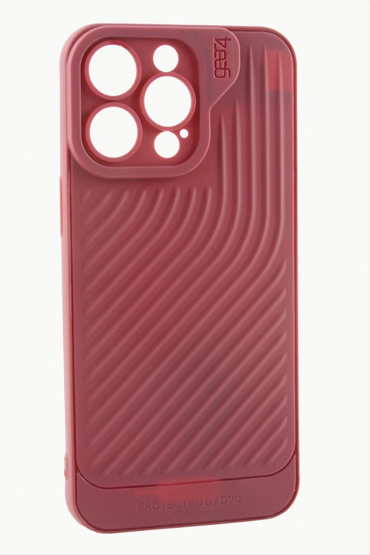 iPhone 15 Pro Max Çizgili Lüx Gear Silikon Kılıf