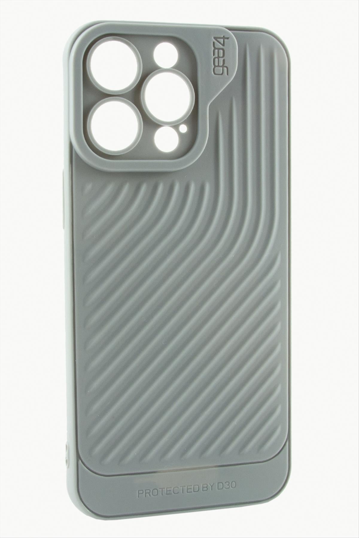 iPhone 15 Pro Max Çizgili Lüx Gear Silikon Kılıf