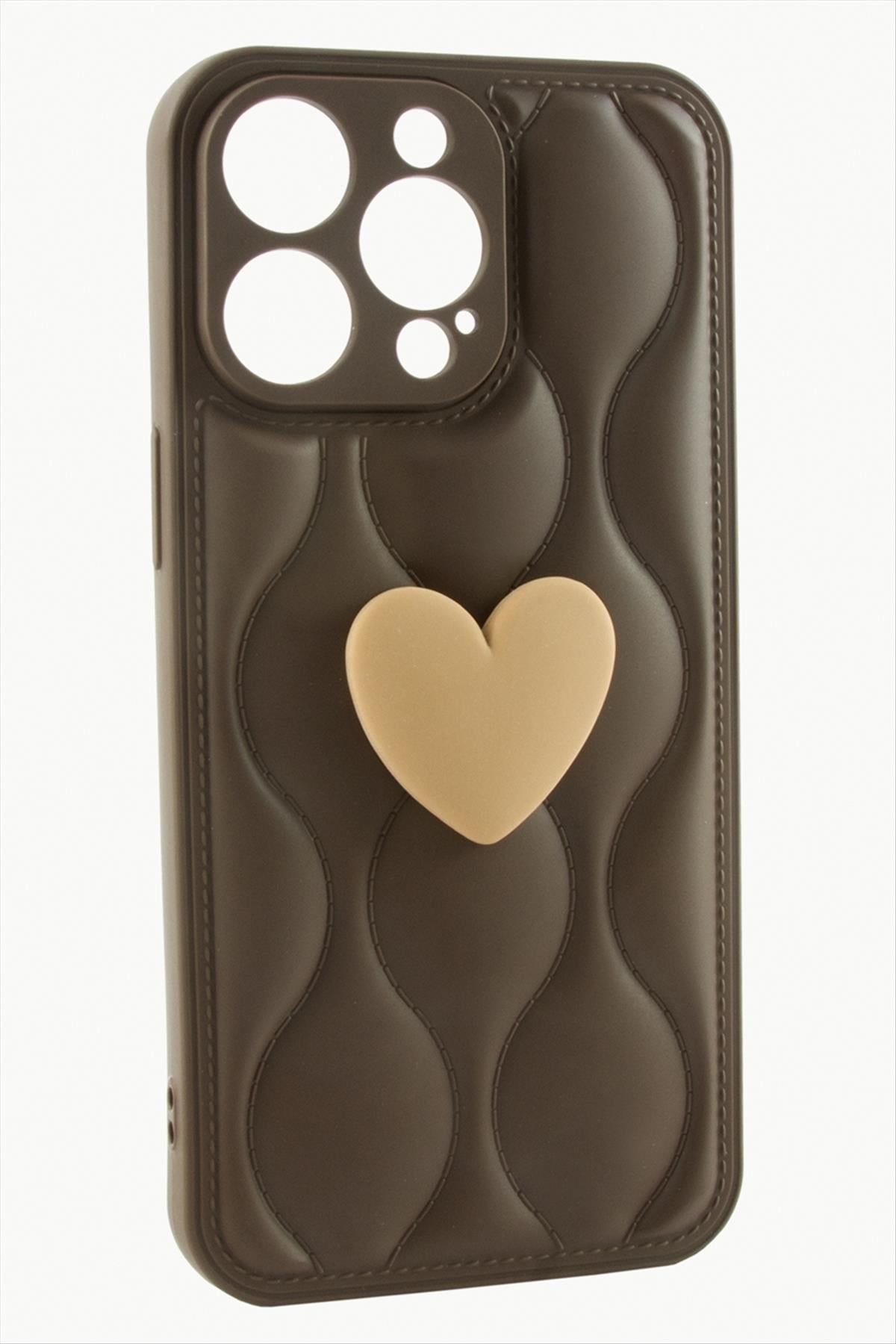 iPhone 15 Pro Max Kalpli Lüx Silikon Kılıf