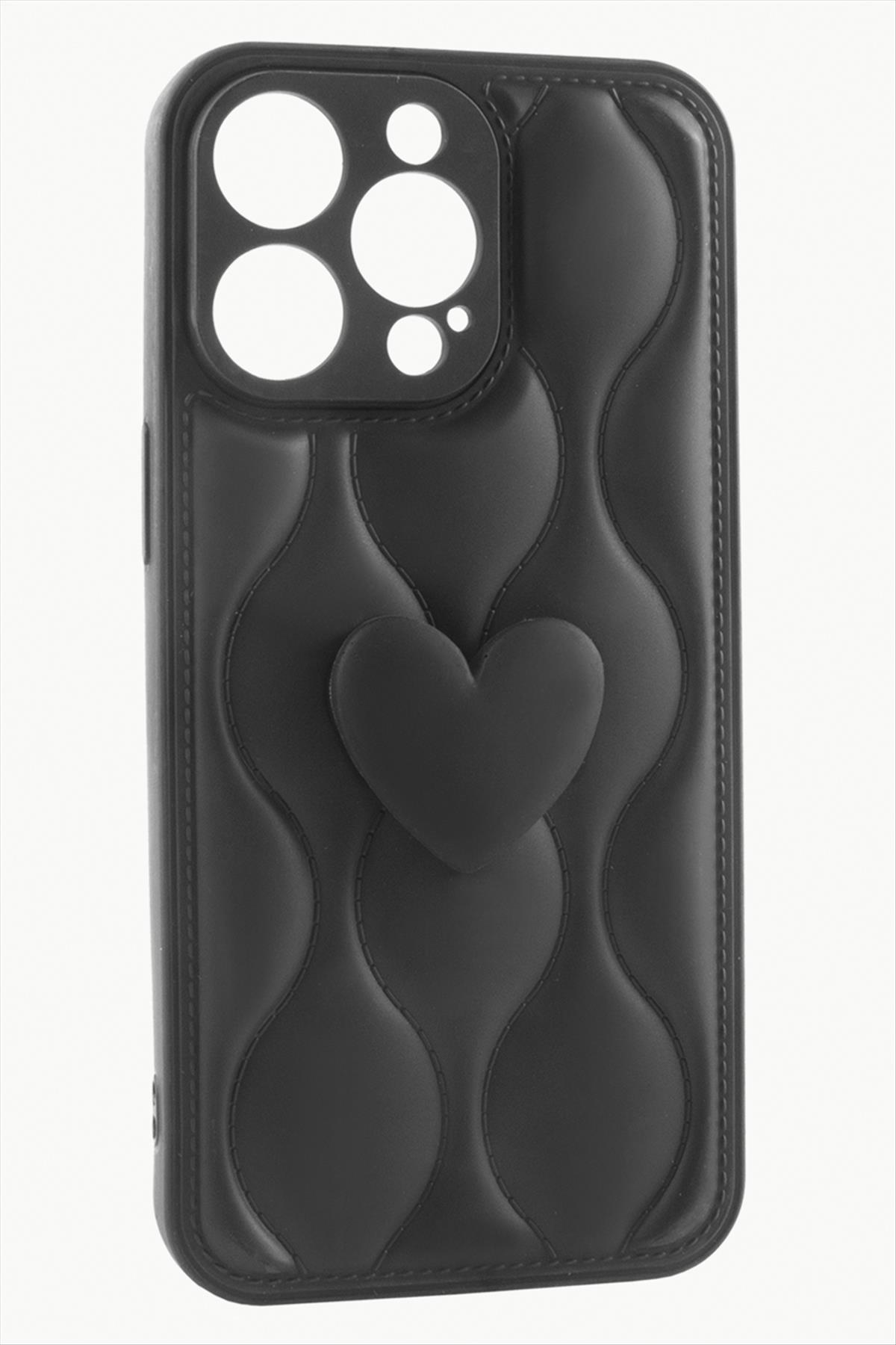 iPhone 15 Pro Max Kalpli Lüx Silikon Kılıf