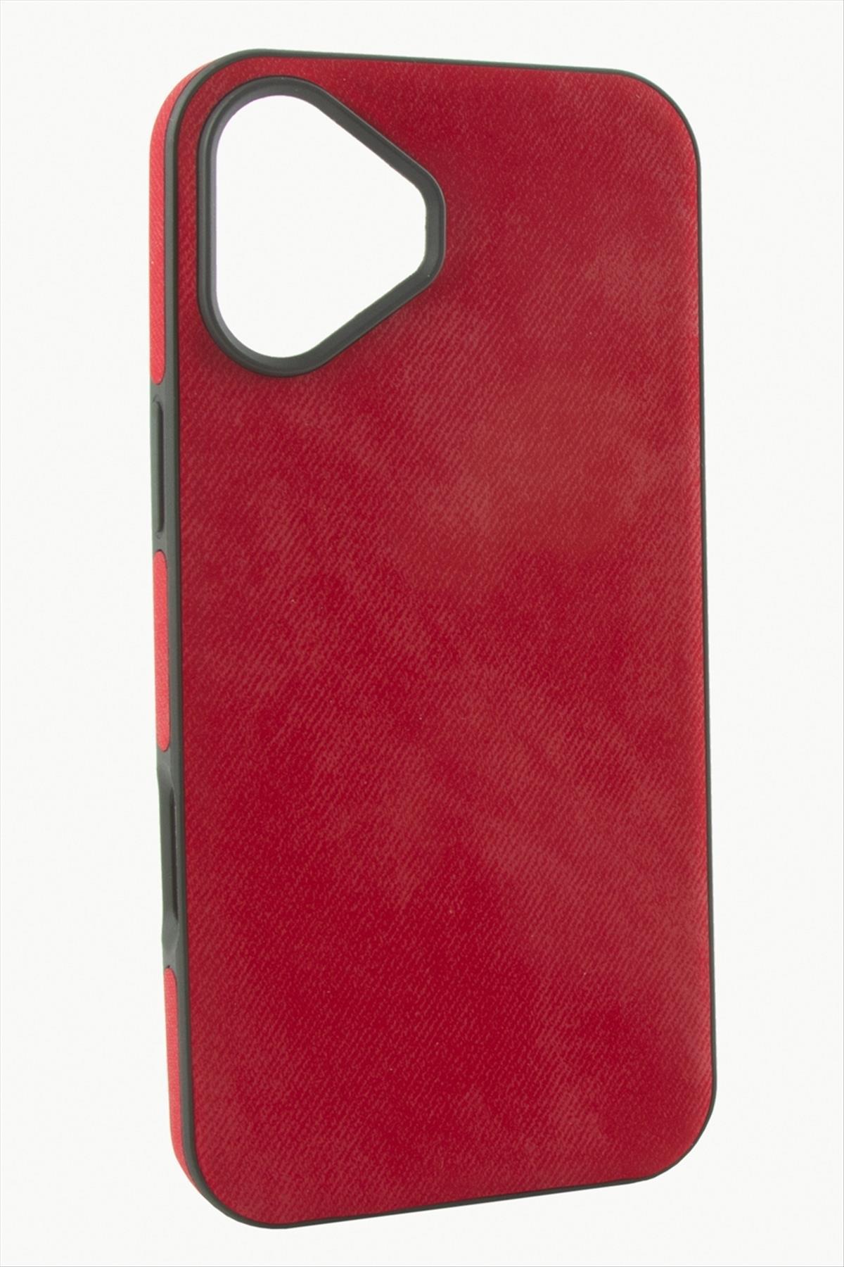 iPhone 16 Plus Nubuk Lüx Velvet Silikon Kılıf