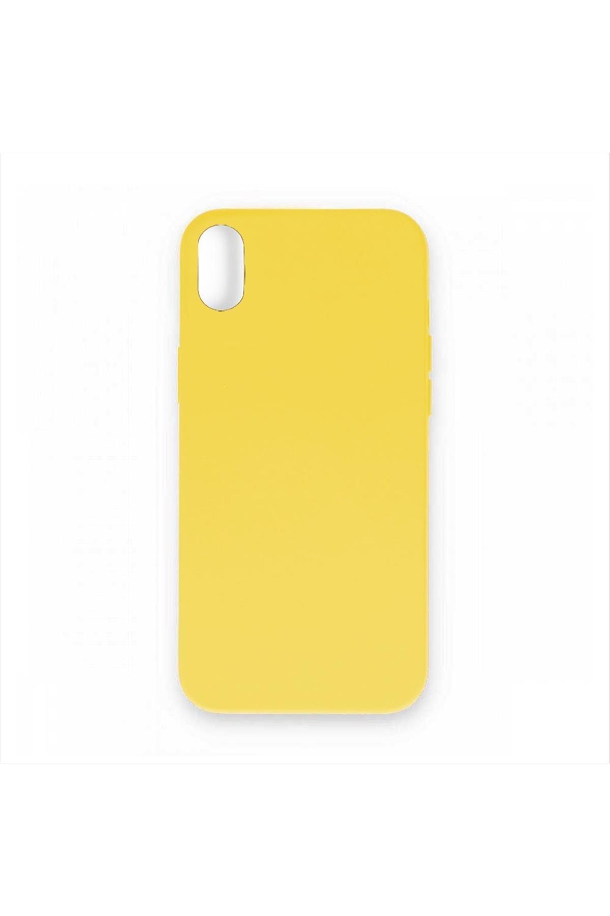 iPhone XR Kadife Kaplı Lüx Lansman Silikon Kılıf