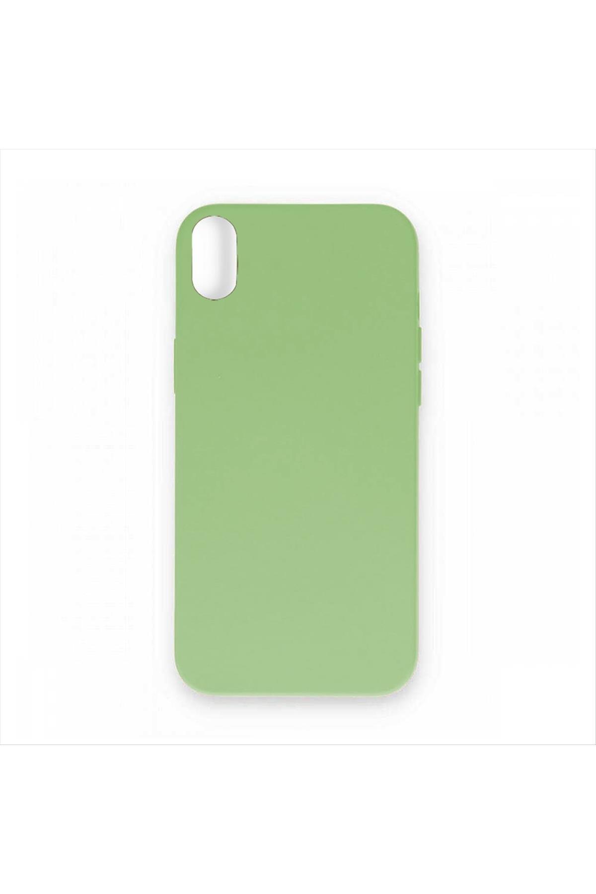 iPhone XR Kadife Kaplı Lüx Lansman Silikon Kılıf