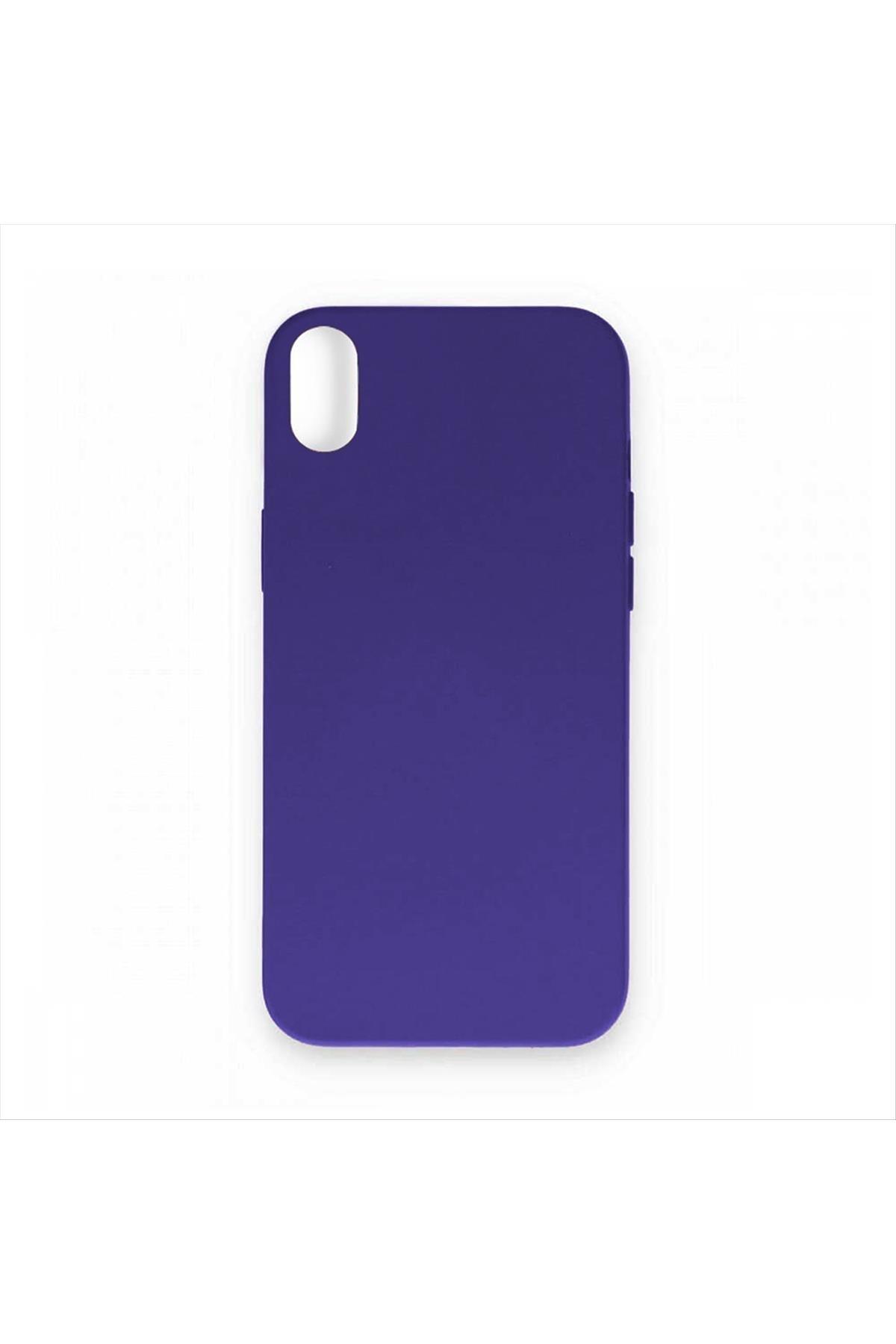 iPhone XS Max Kadife Kaplı Lüx Lansman Silikon Kılıf