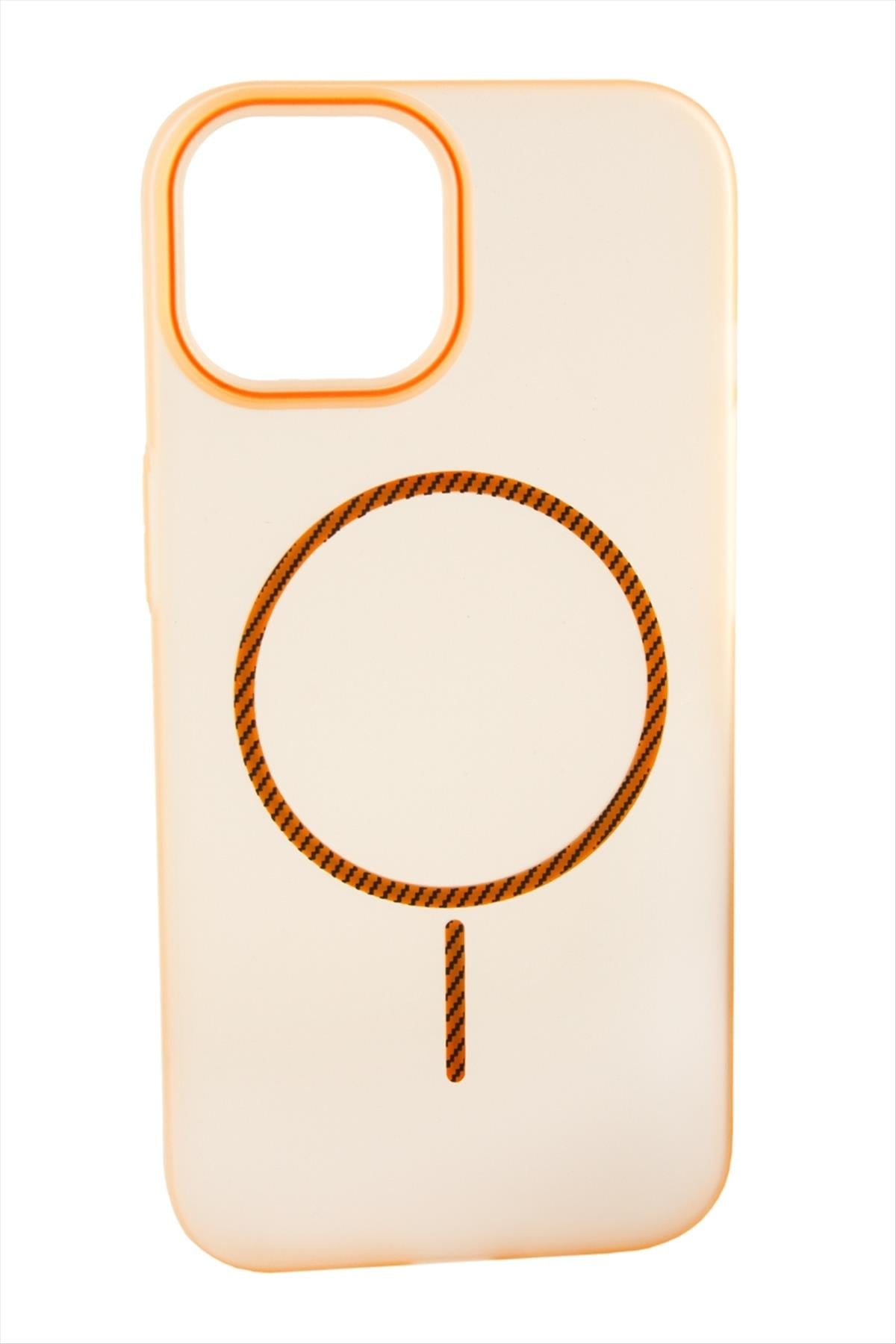 iPhone 14 Pro Max Buzlu Magsaff Kapak Kılıf