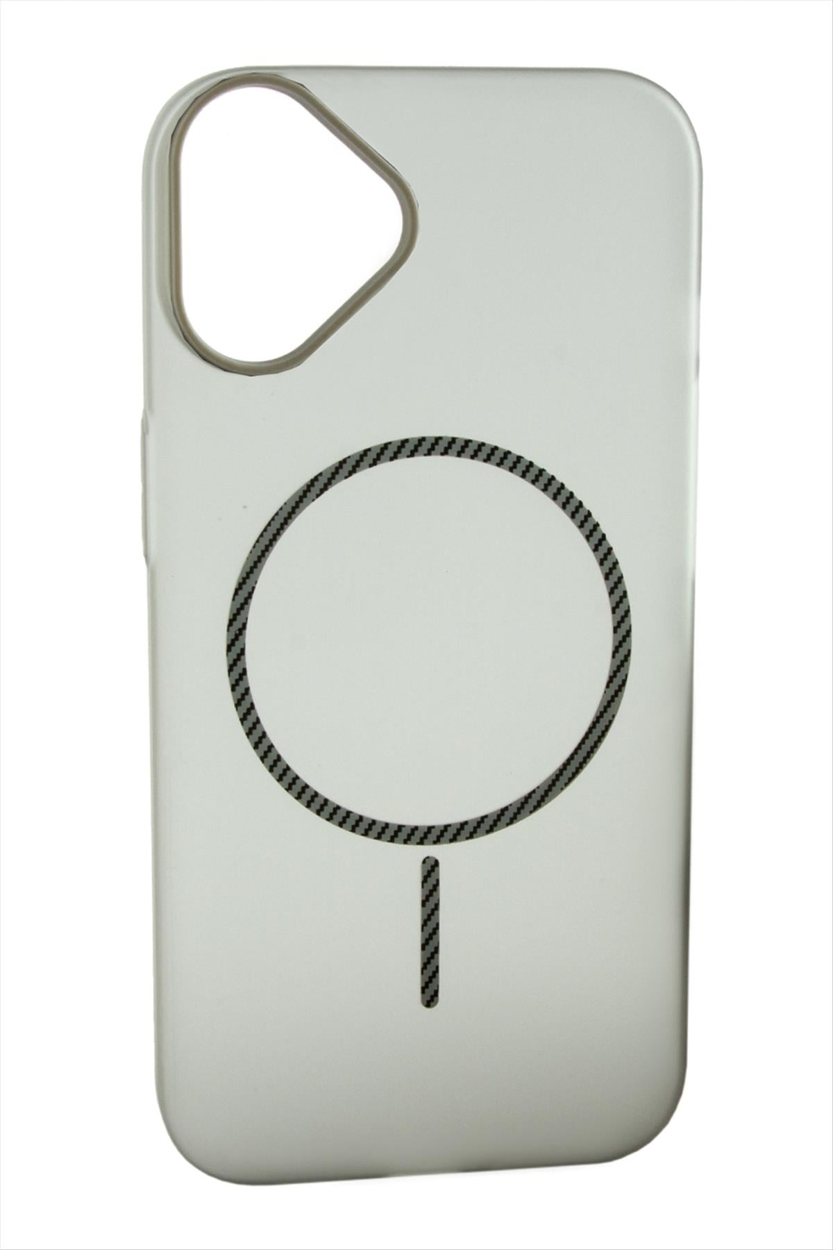 iPhone 16 Buzlu Magsaff Kapak Kılıf