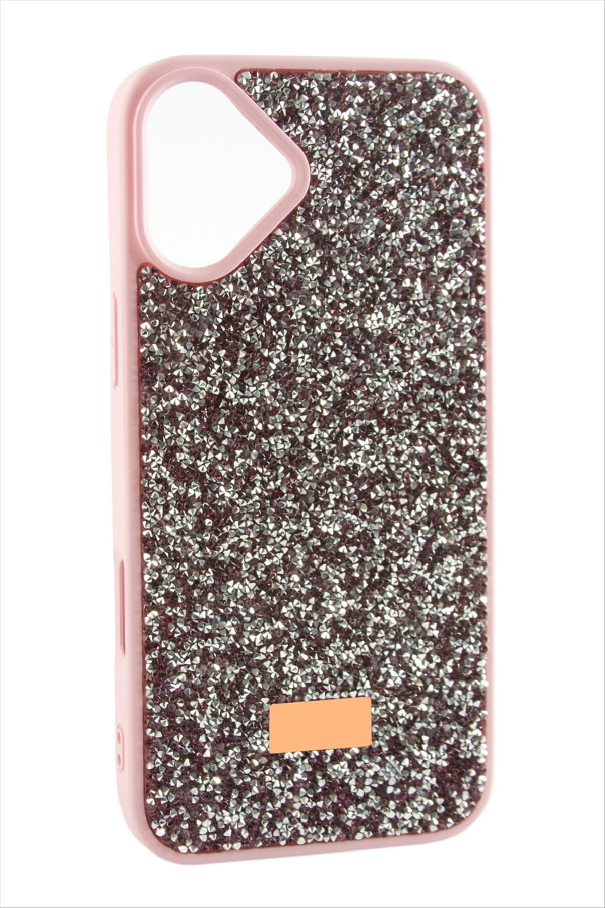 İphone 16 Plus Taşlı Kapak Kılıf