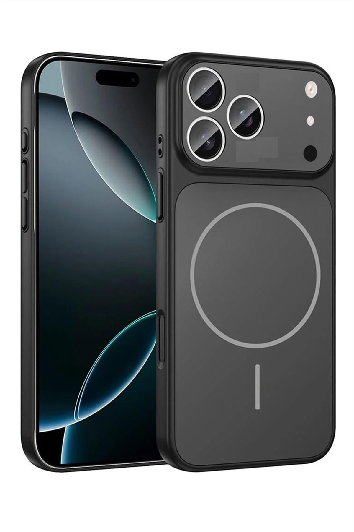 İphone 17 Pro Uyumlu Magsaff Kapak Kılıf