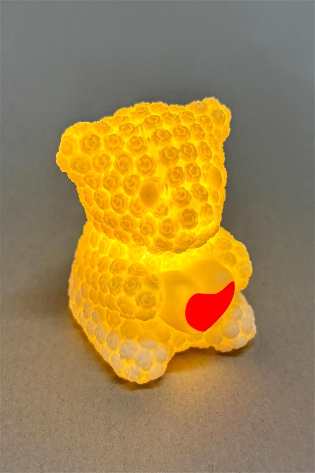 Işıklı Ayıcık Led Lamba 7 cm