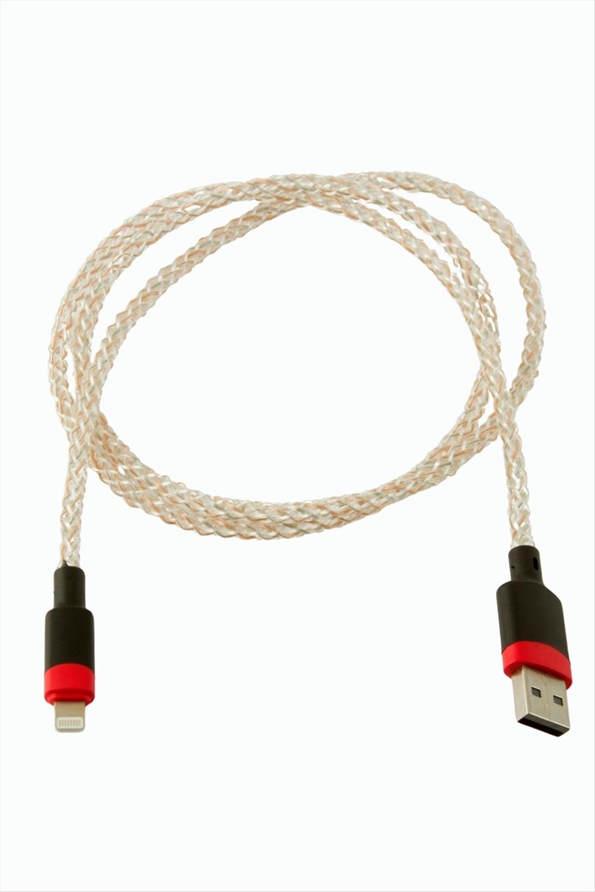 Işıklı İphone USB Data Şarj Kablosu