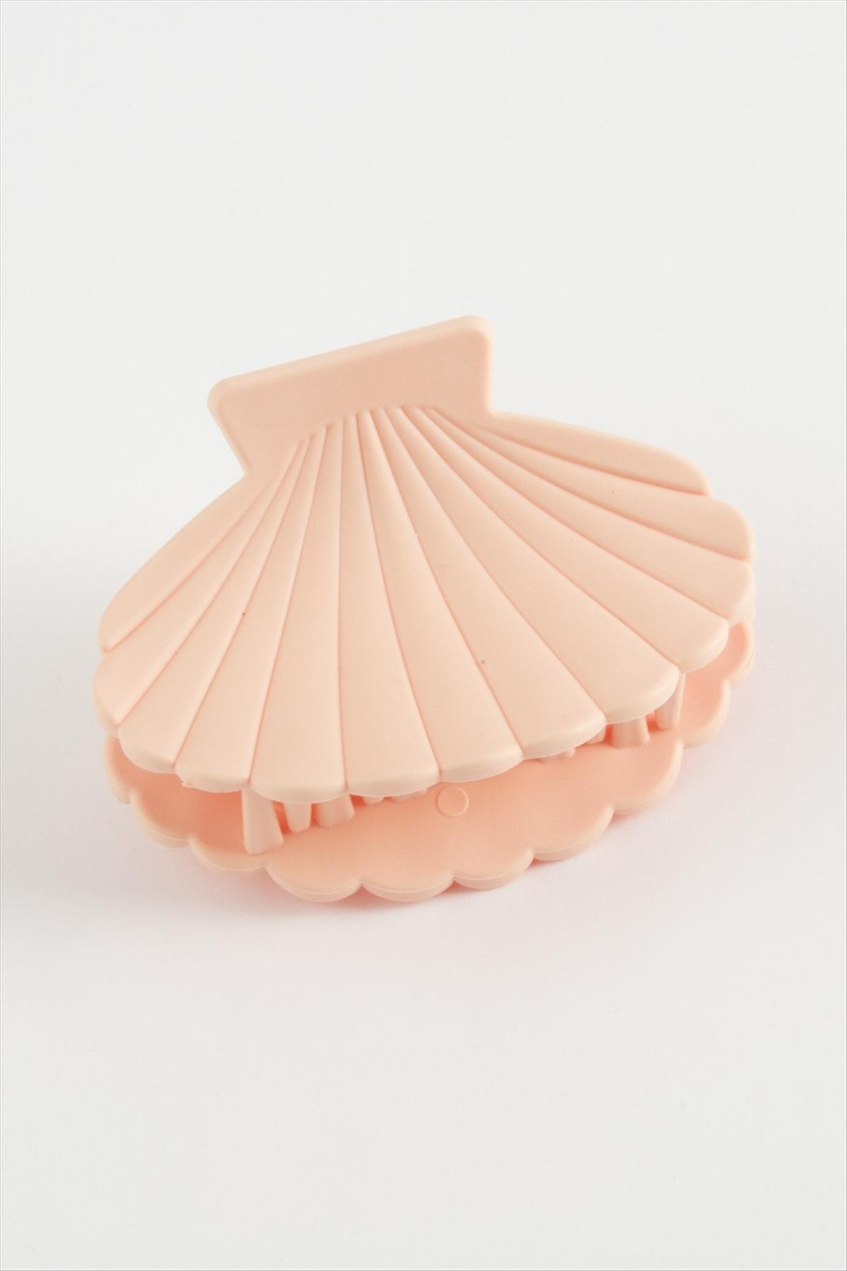 İstiridye Renkli Mandal Toka 6 cm