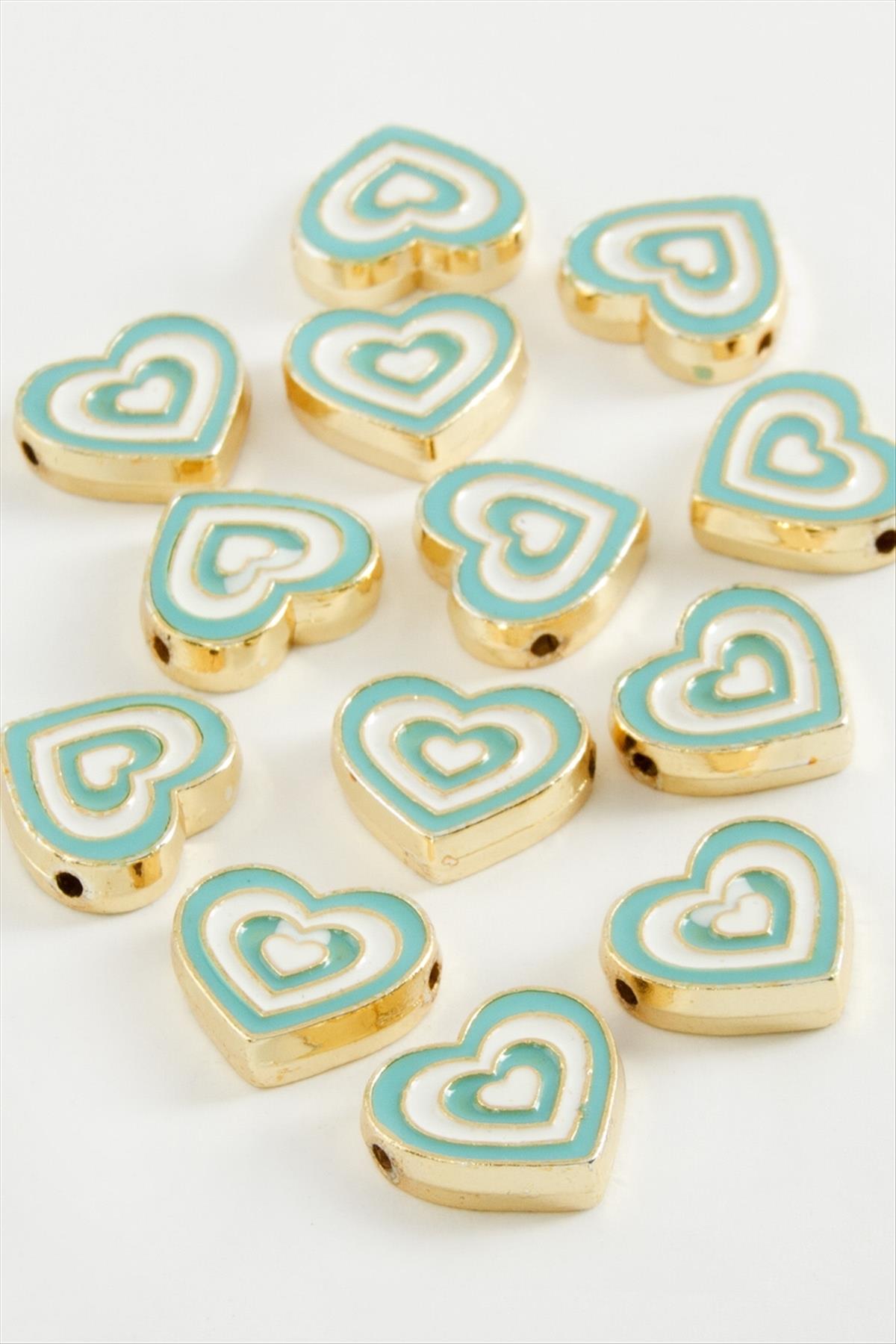 Kalp Mineli Bileklik ve Kolye Ucu Aparatı 1 Adet