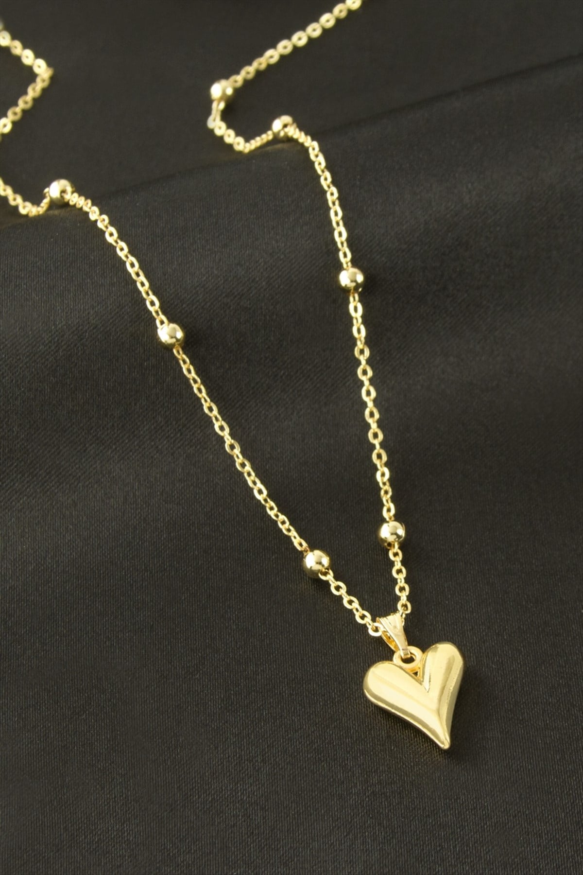 Kalp Şekilli Uçlu Kolye