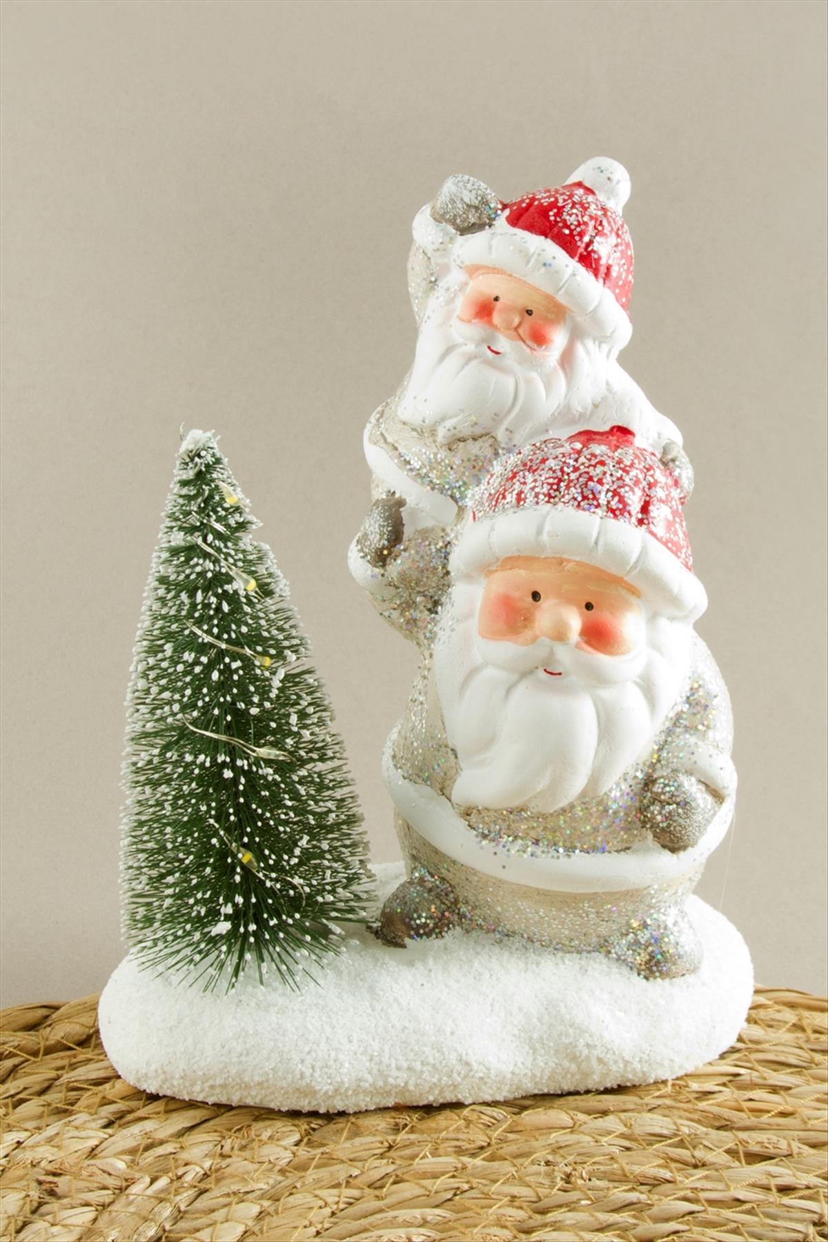 Kardan Adam Işıklı Yılbaşı Biblo