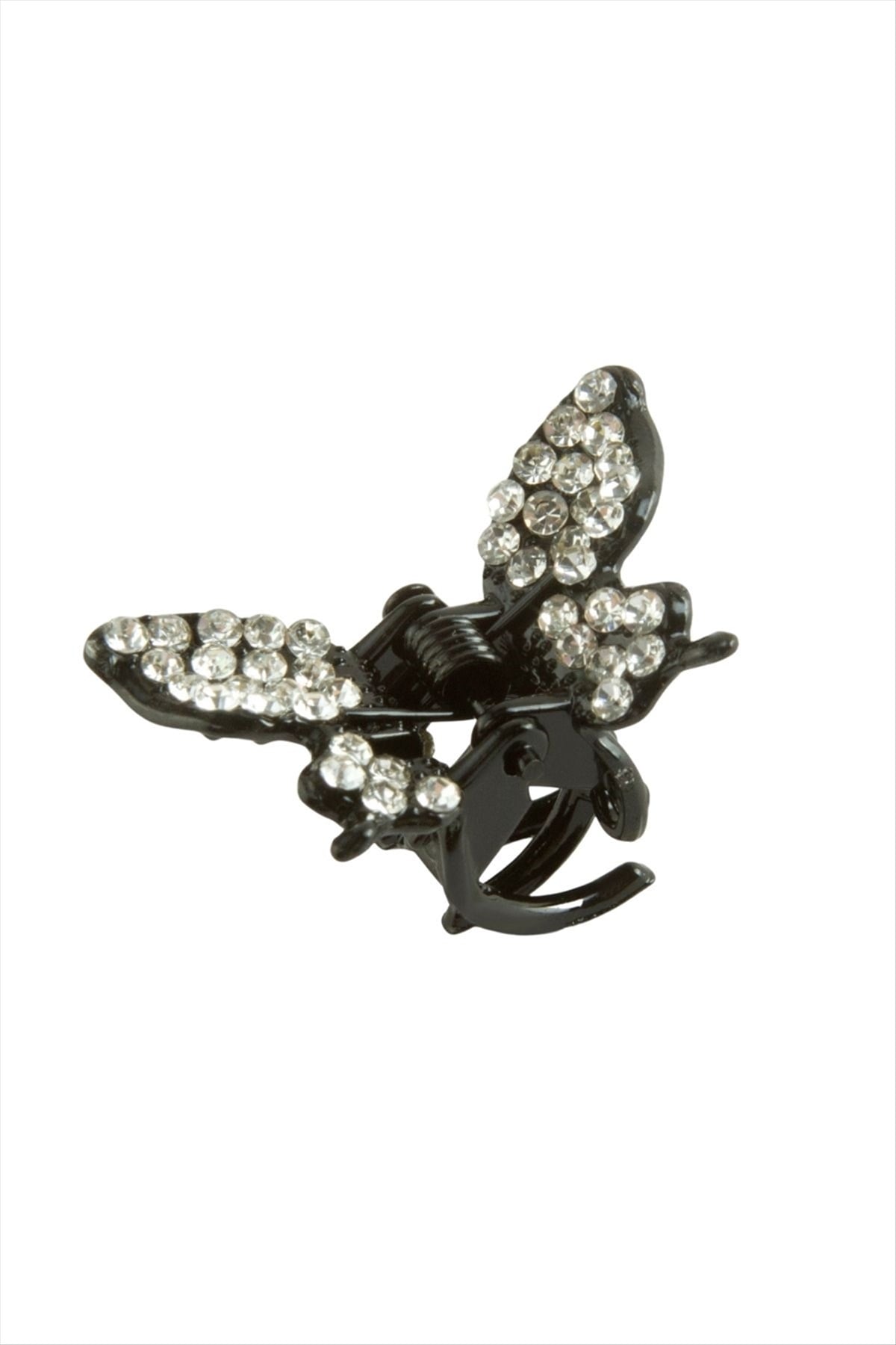 Kelebek Taşlı Minik Metal Mandal Toka 2,5 cm