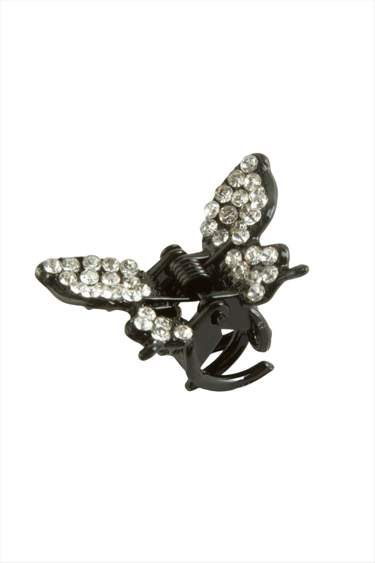 Kelebek Taşlı Minik Metal Mandal Toka 2,5 cm