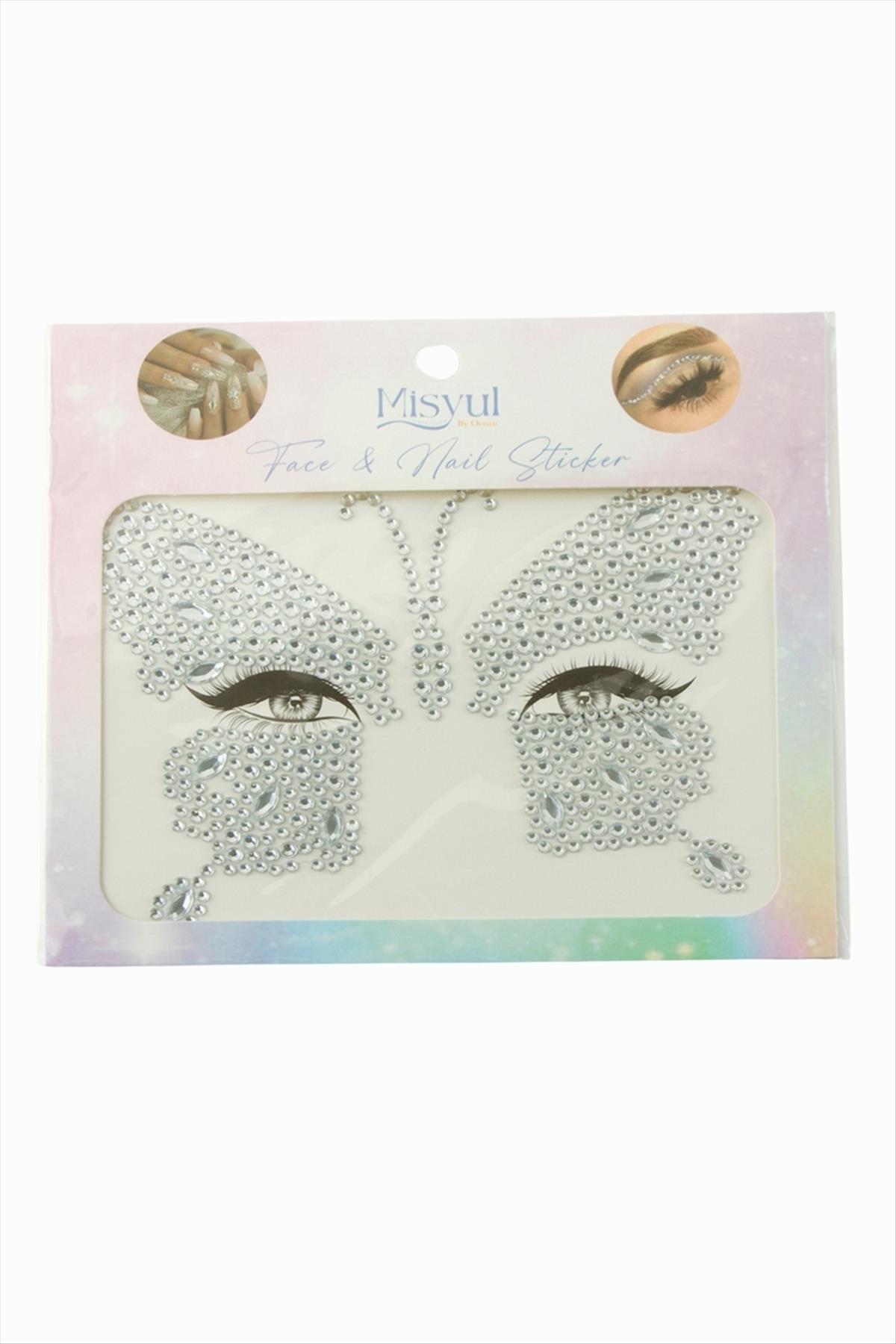 Kelebek Tırnak ve Yüz Süsleme Taşı