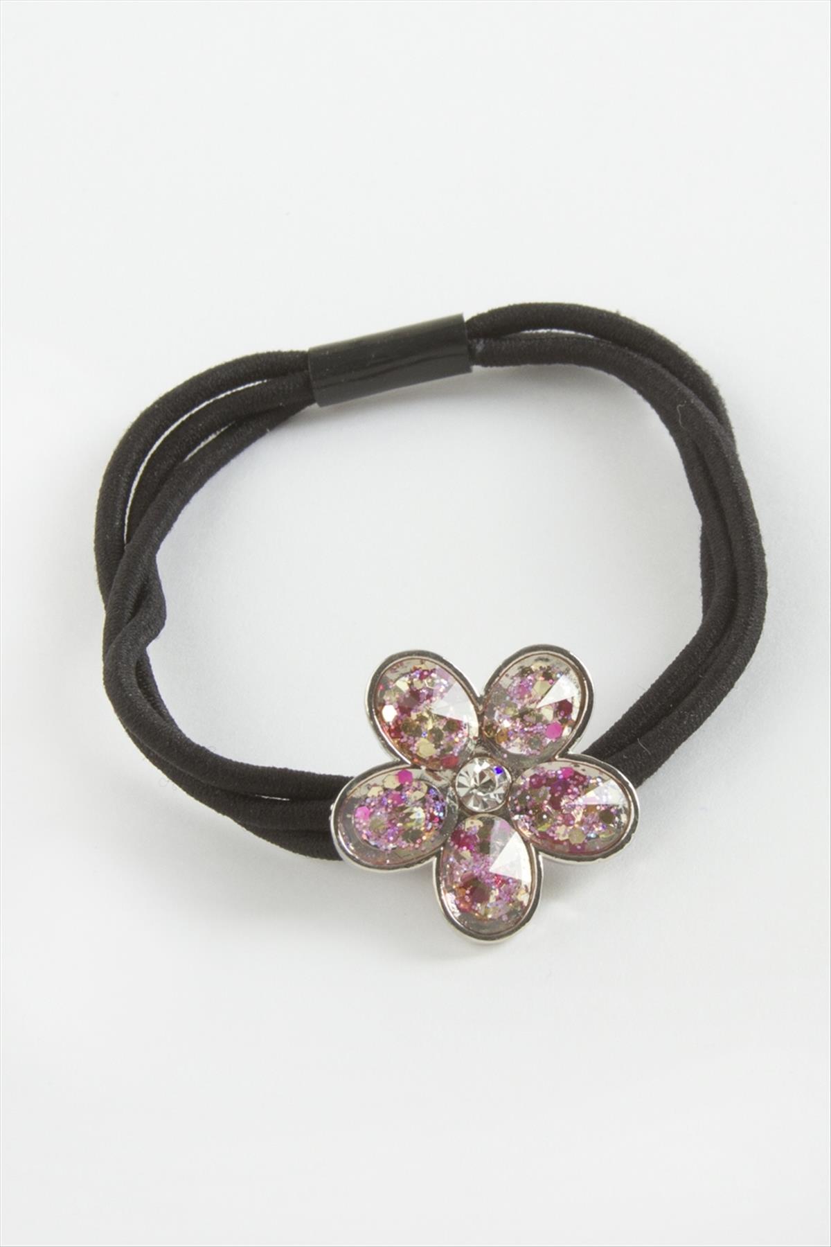 Kulaklı Taşlı Lastikli Toka
