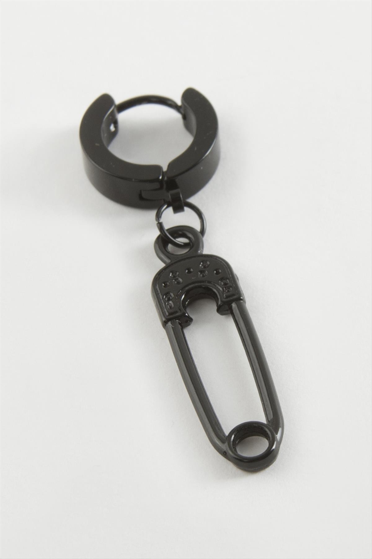 Kuru Kafa Çelik Erkek Küpe 1 Adet