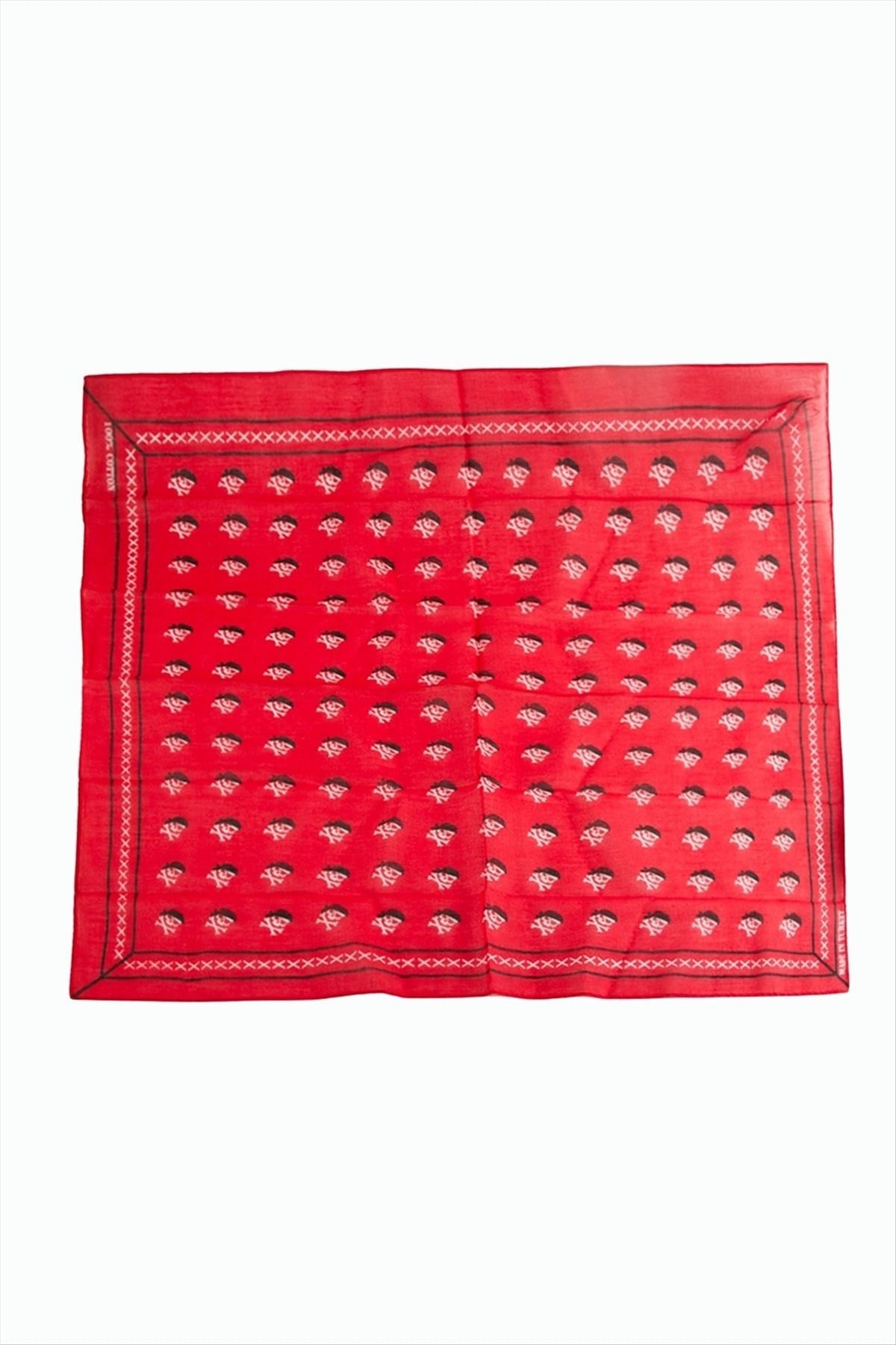 Kuru Kafa Desenli Bandana 50*50