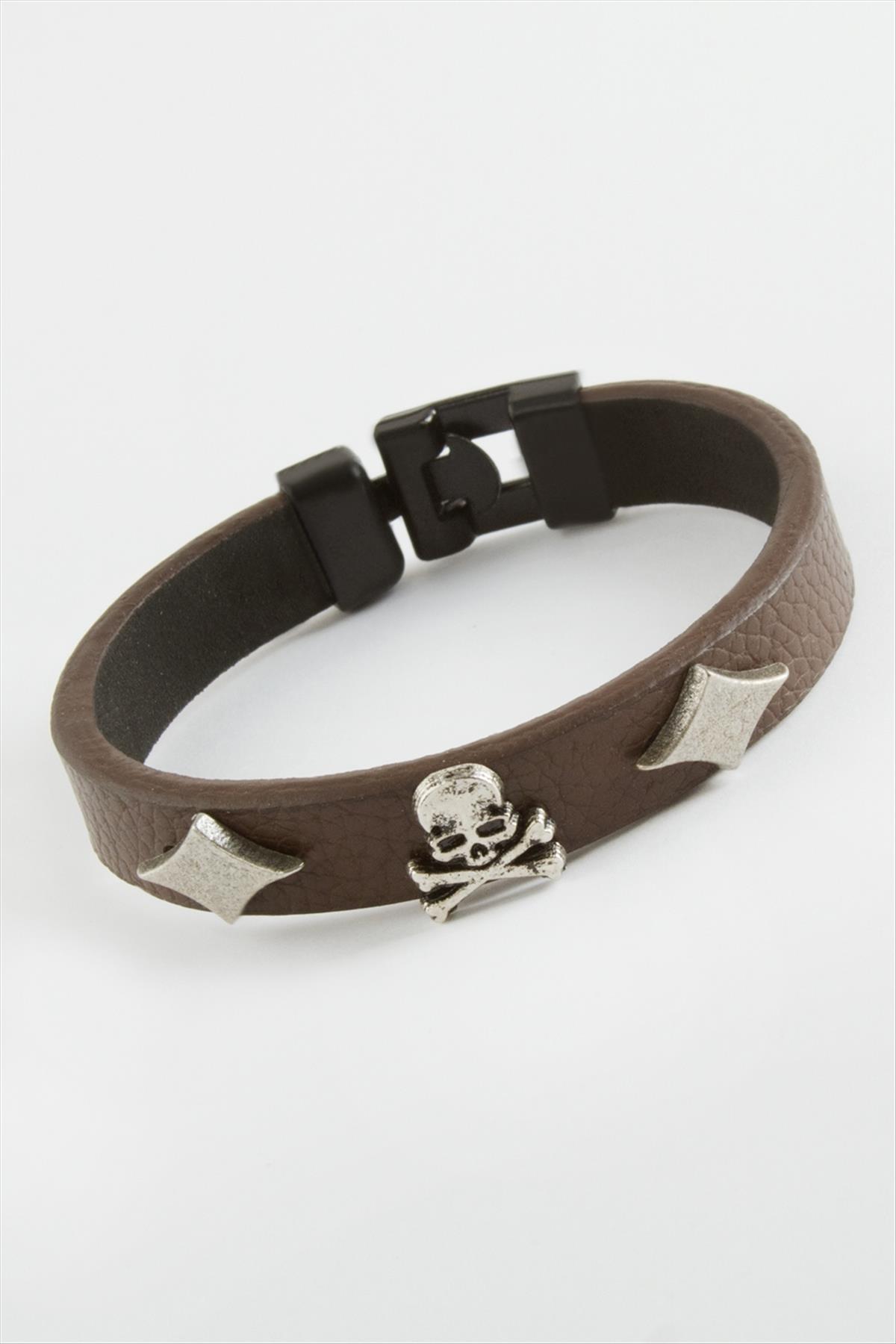 Kuru Kafa Kaliteli Suni Deri Bileklik