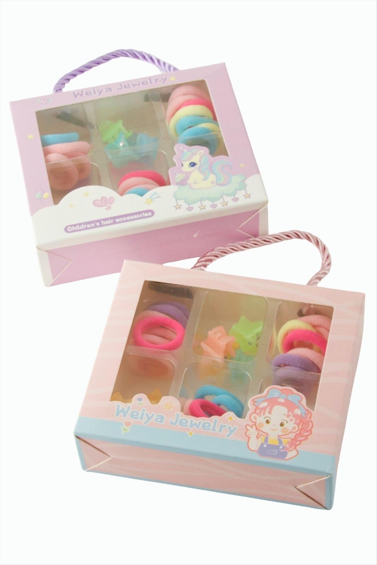 Kutulu Çanta Mandal Havlu Toka 35 Adet