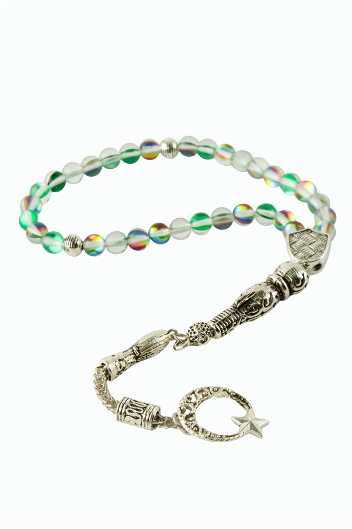 Kuvars Neon Doğaltaş Tesbih 6 mm