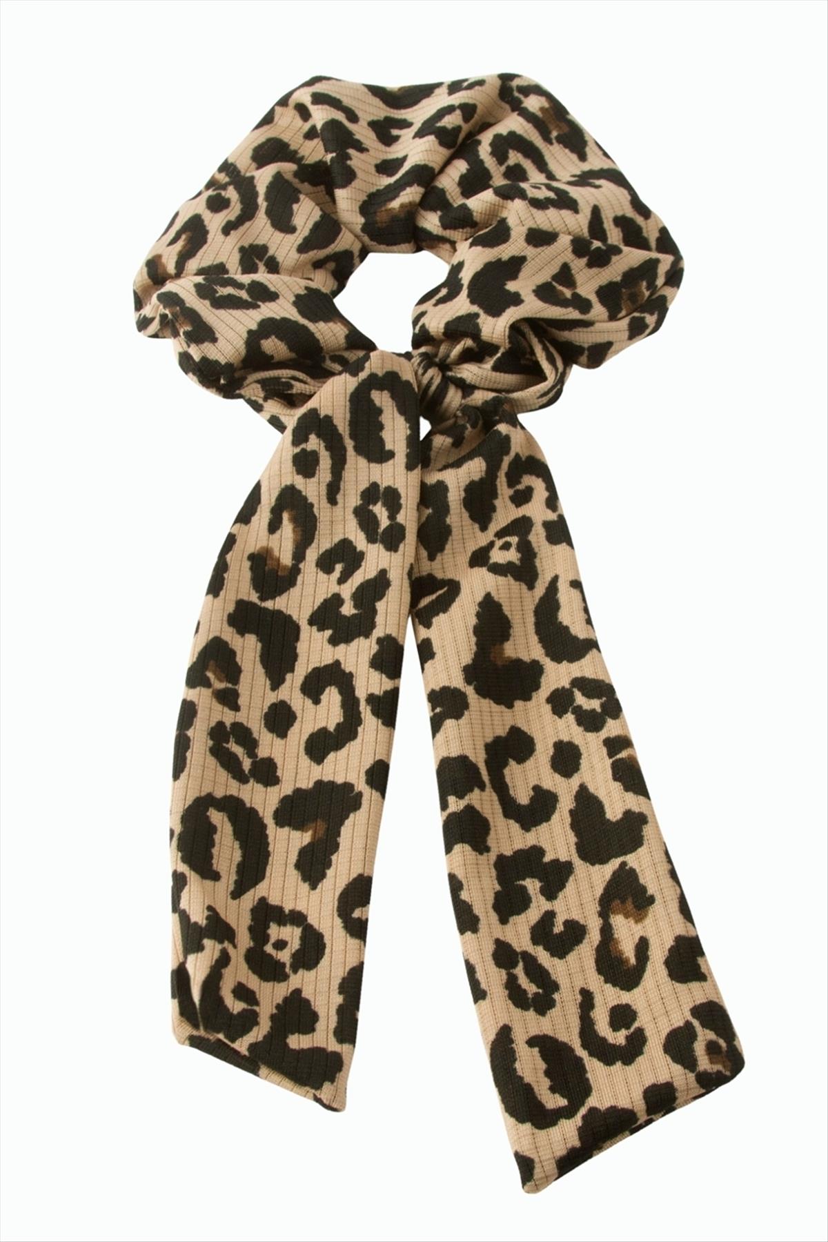 Kuyruklu Leopar Desenli Simit Toka