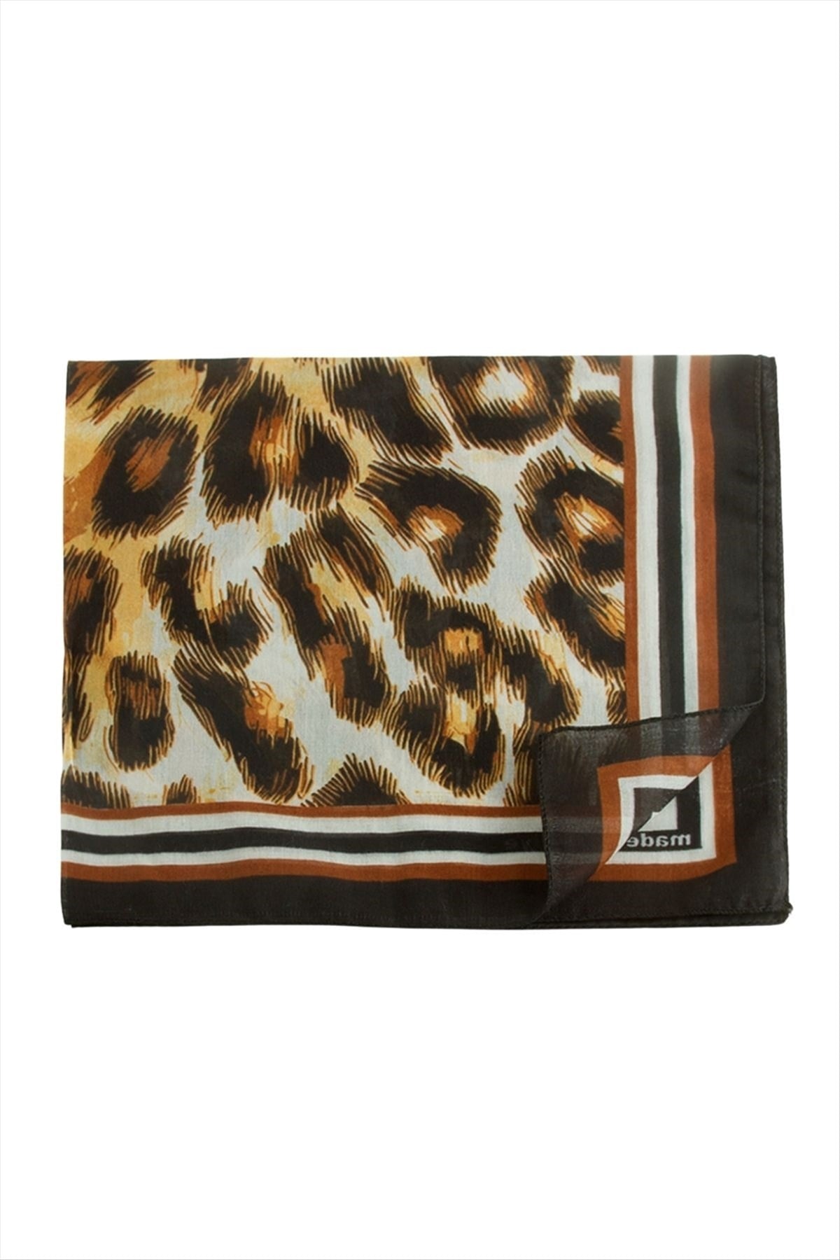Leopar Desenli Bandana 50*50