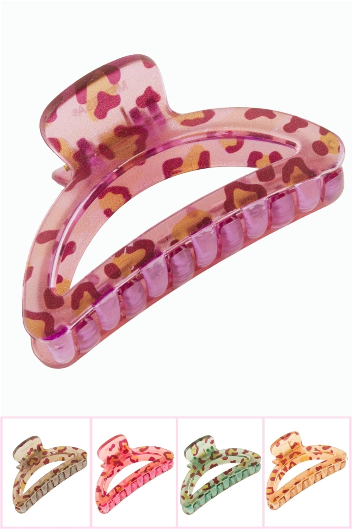 Leopar Desenli Oval Mandal Toka 8 cm