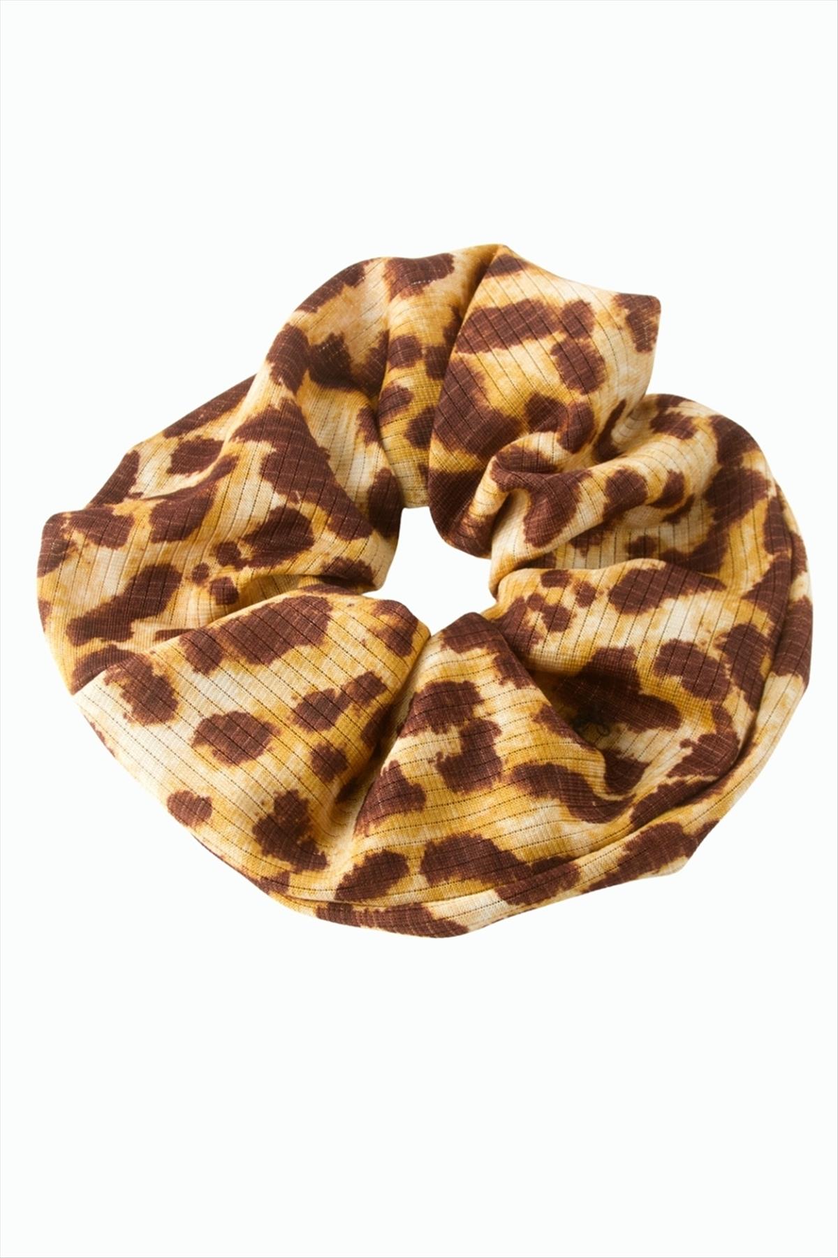 Leopar Desenli Simit Toka 13 cm