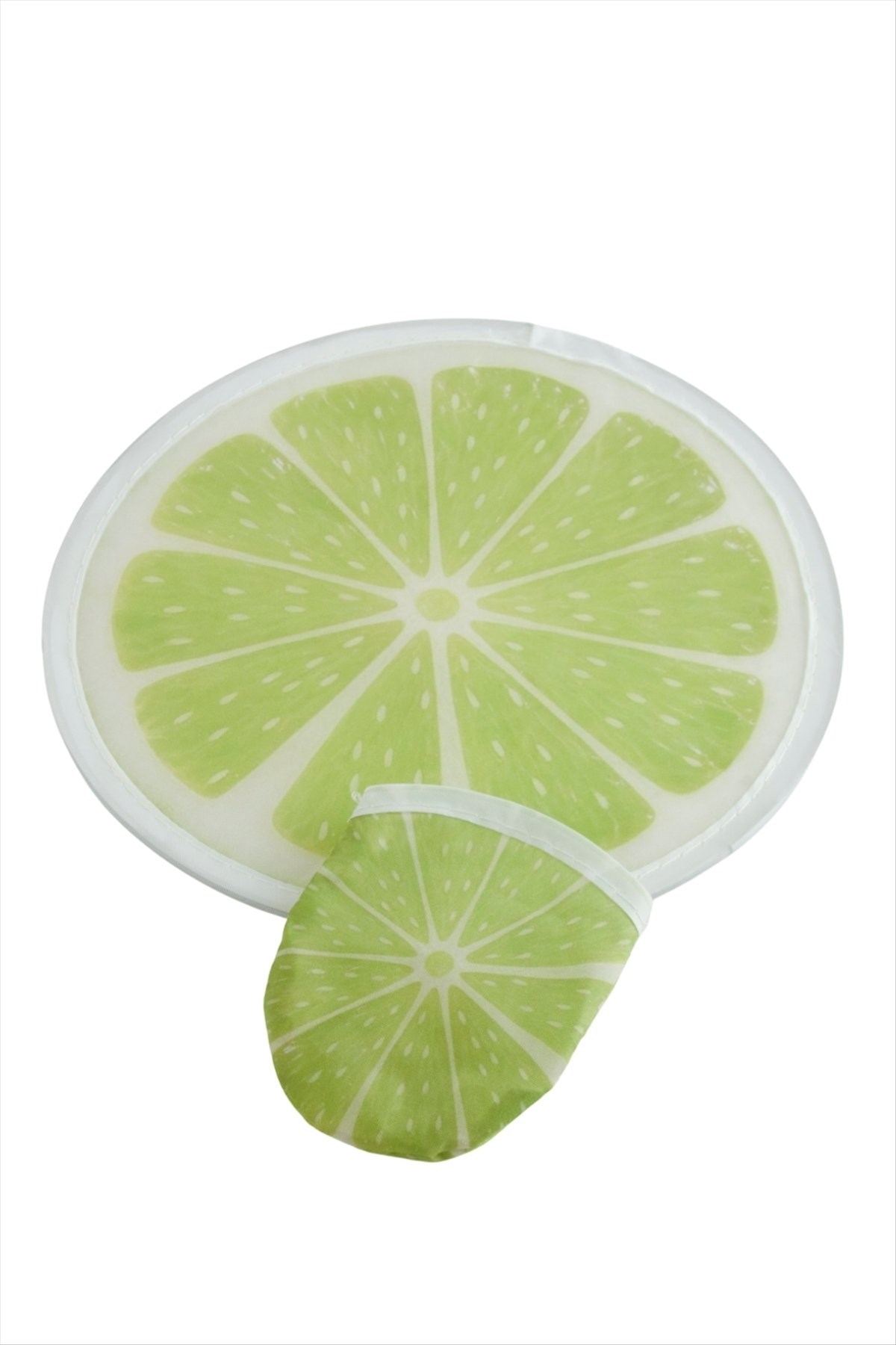 Limon Desenli Kore Yelpaze-11944324-Yeşil