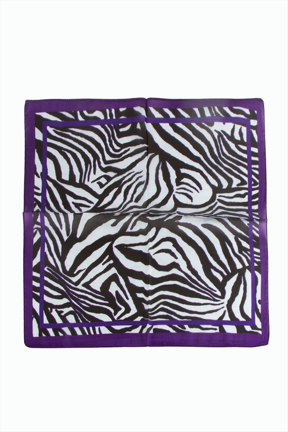 Mor Renkli Zr Şifon Fular 50*50 cm