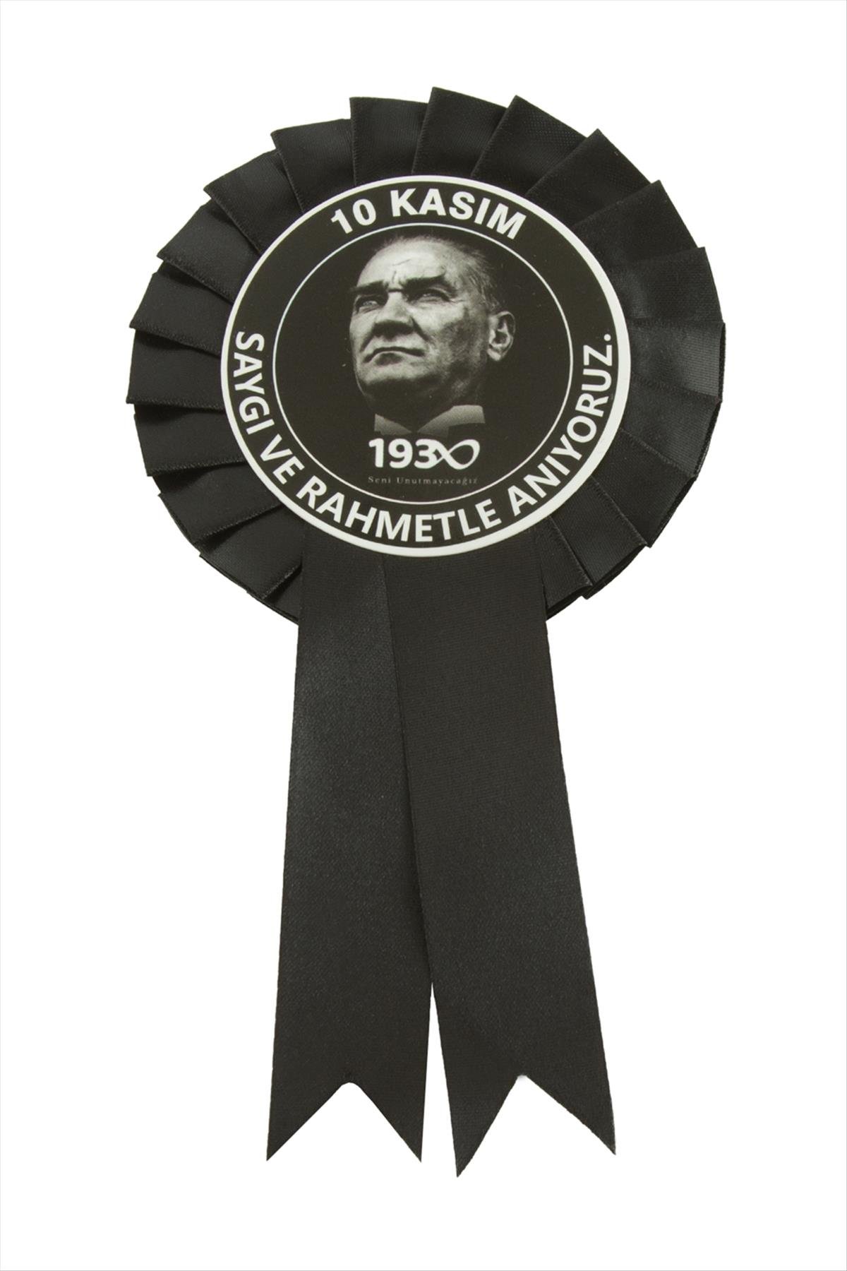 Mustafa Kemal Atatürk Yaka Rozeti Kokartı