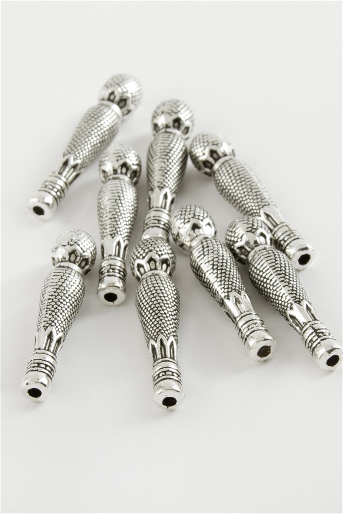 Noktalı Tesbih İmame Aparatı 50 Gram-Gümüş Rengi