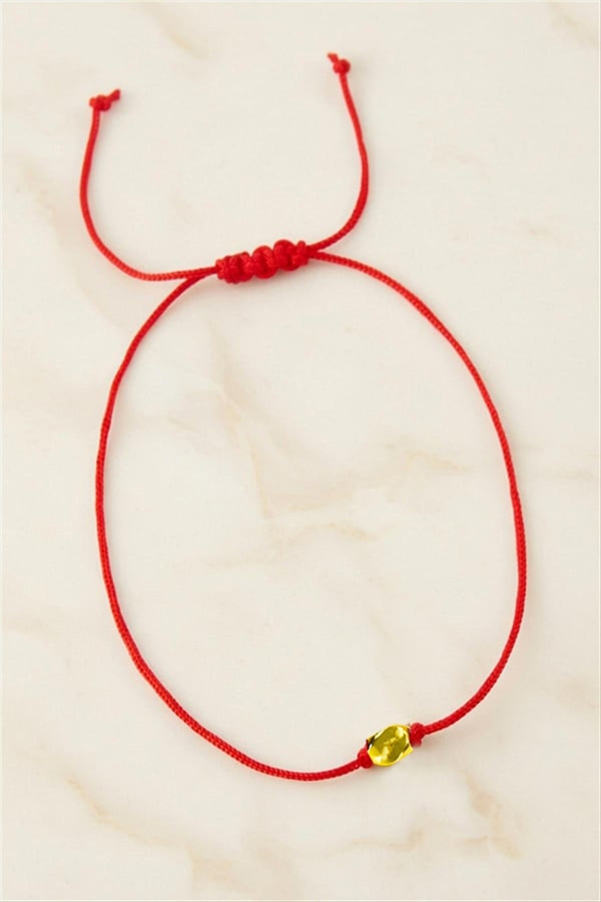 Oval Makrome İp Bileklik